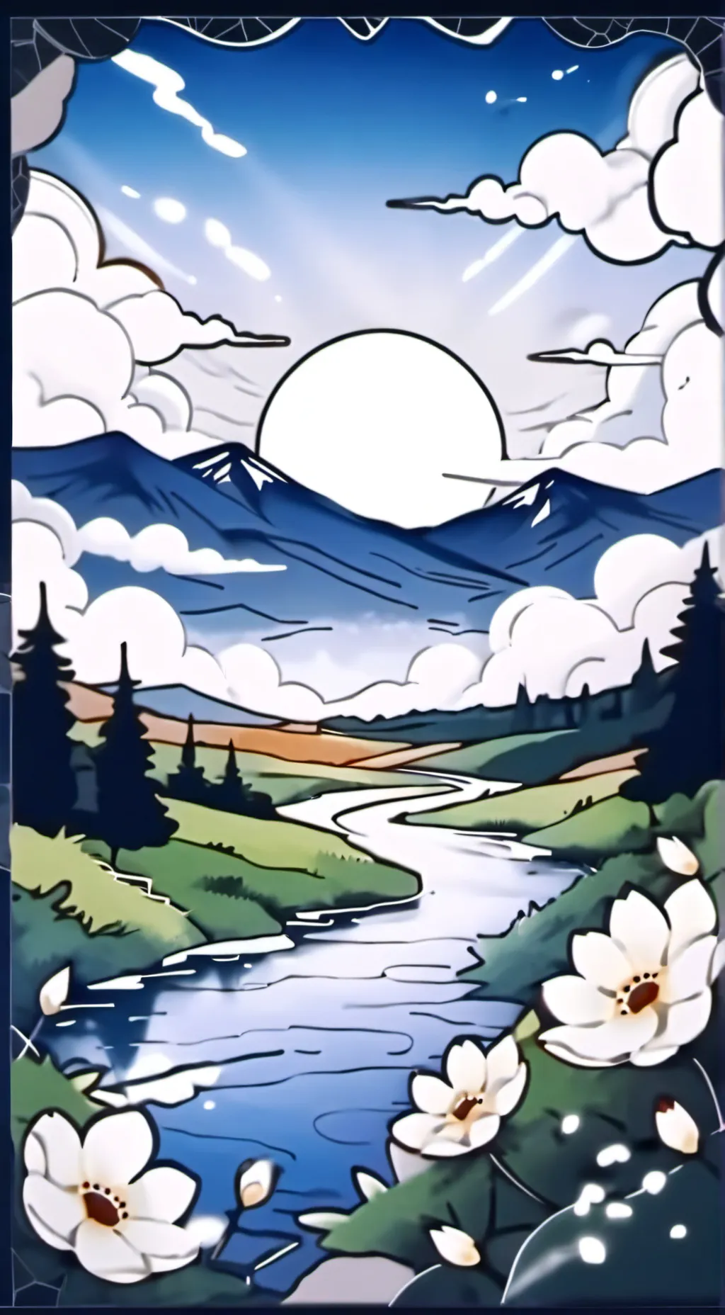 ai character: vee  background