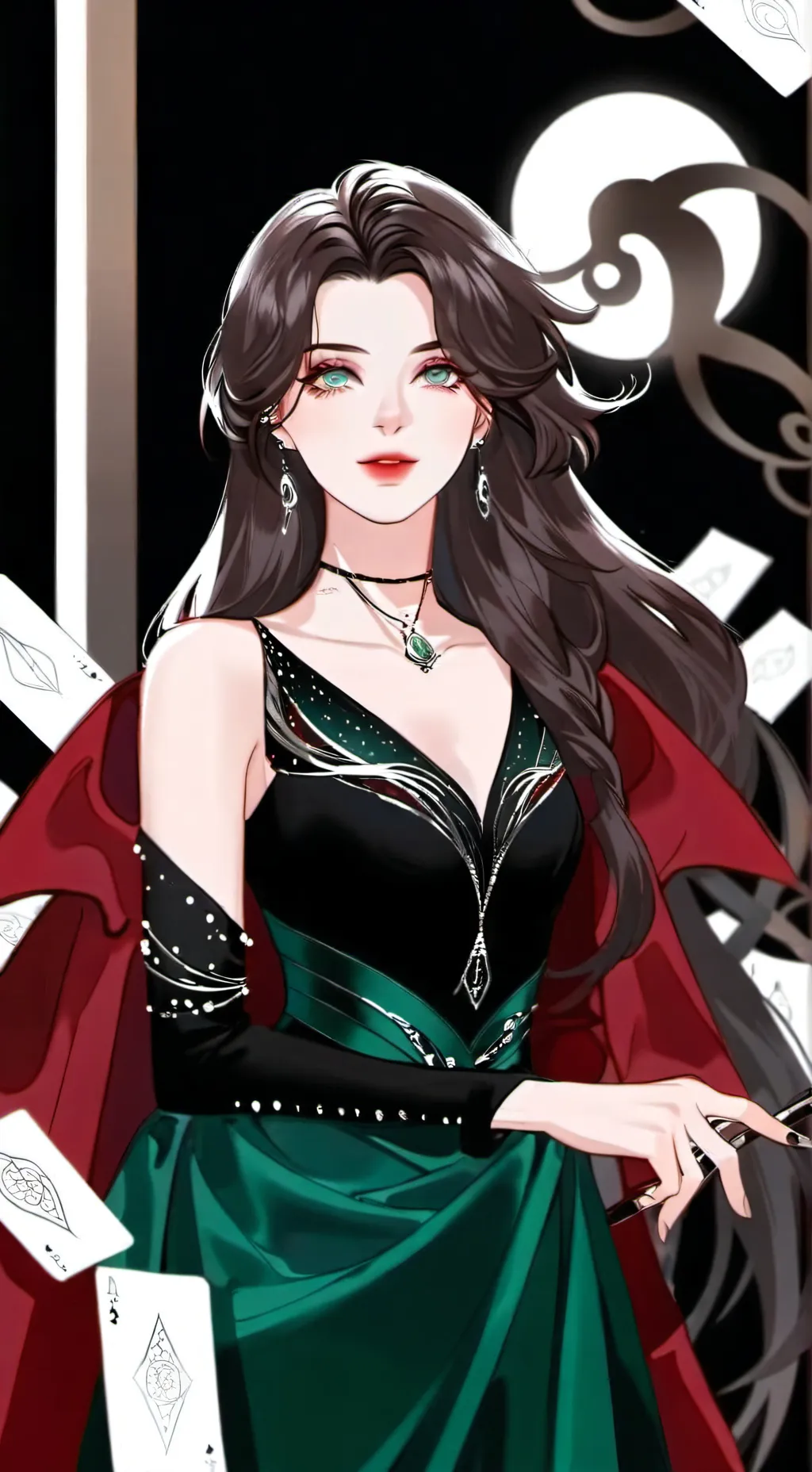 ai character: Helena  background