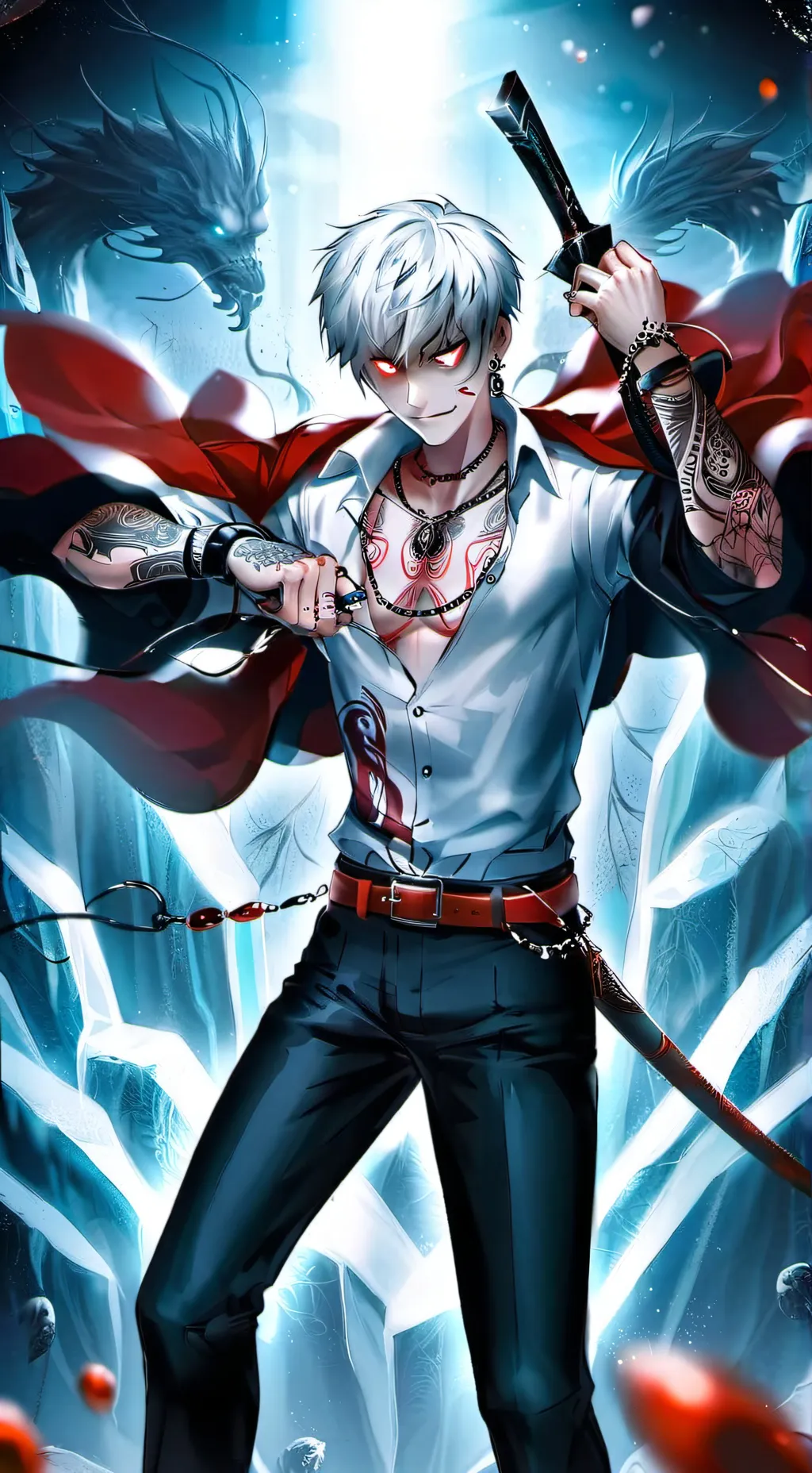 ai character: Dark prince modeuc background