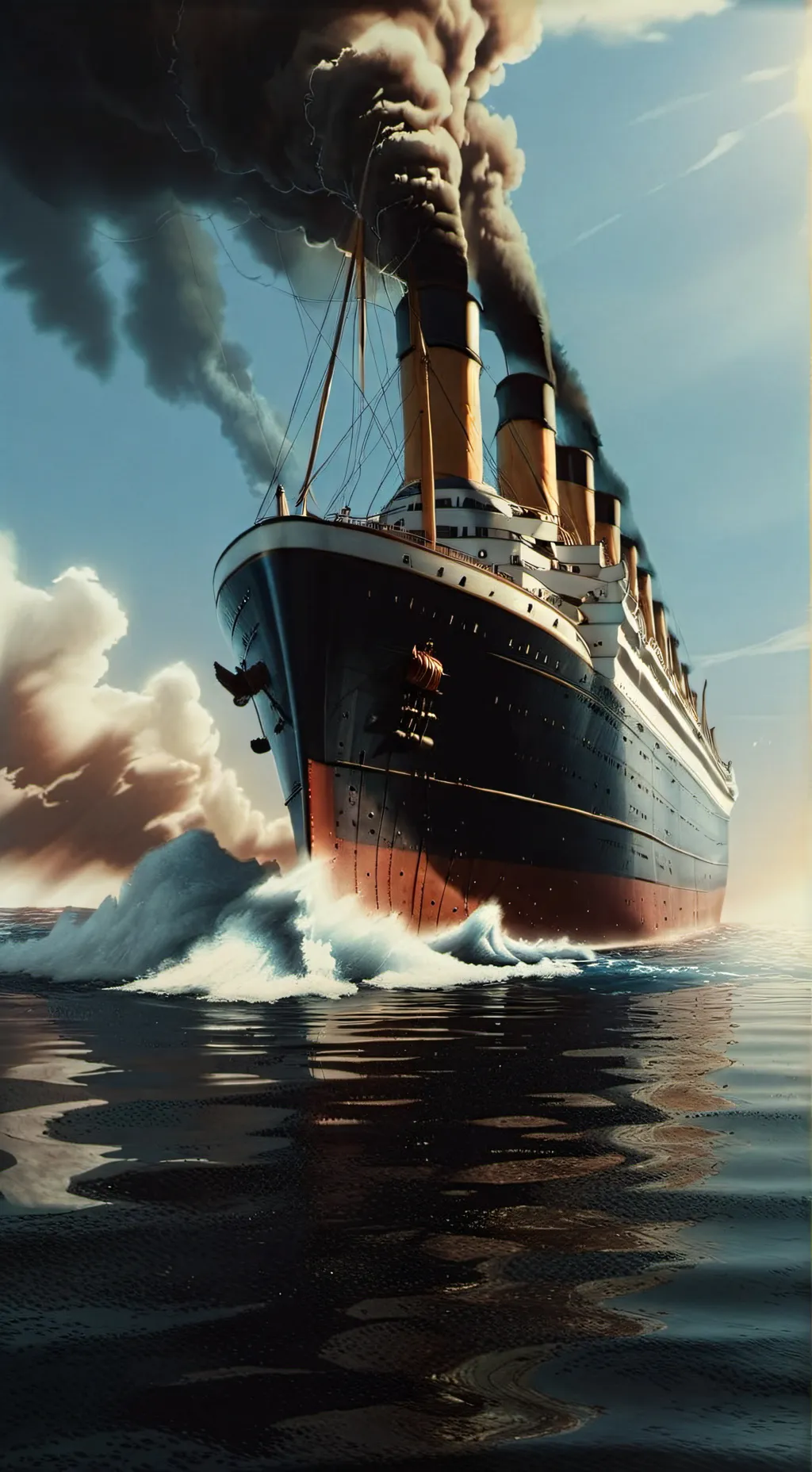 ai character: R.M.S. TITANIC  background
