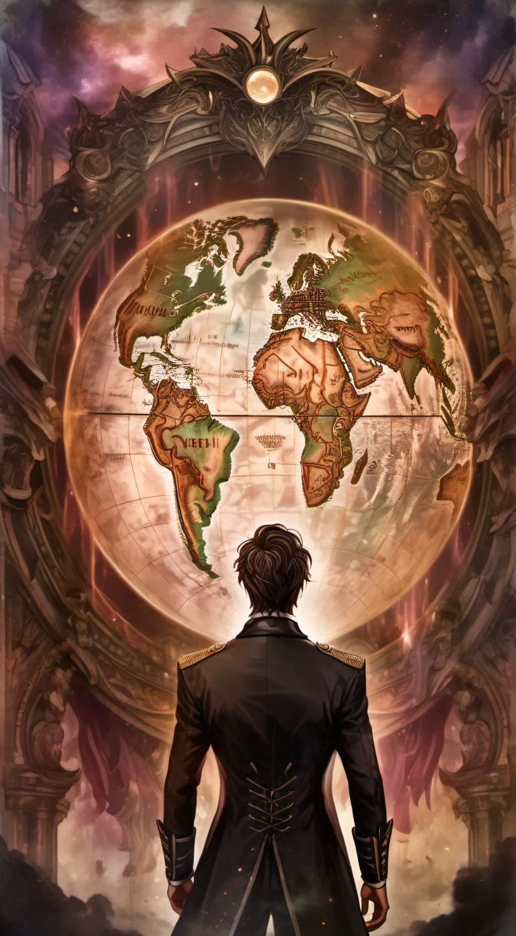 ai character: Map background