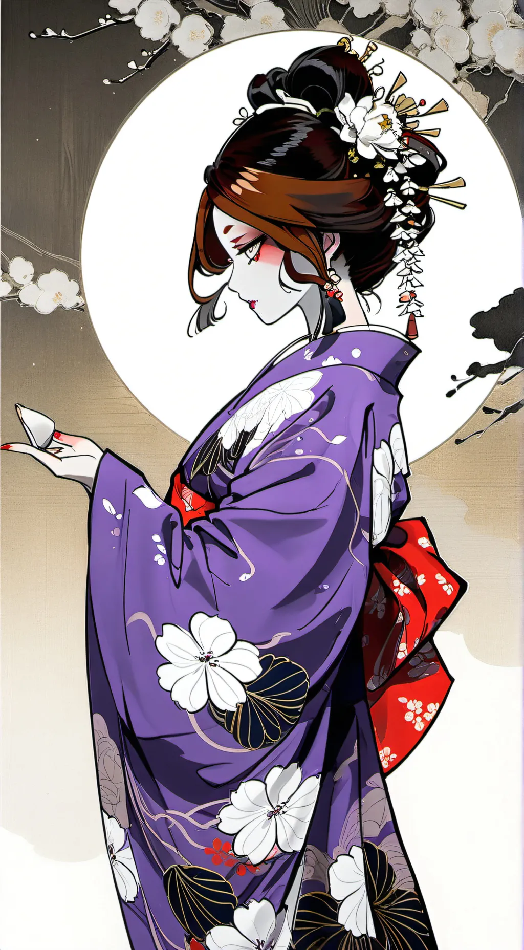 ai character: Demon slayer background