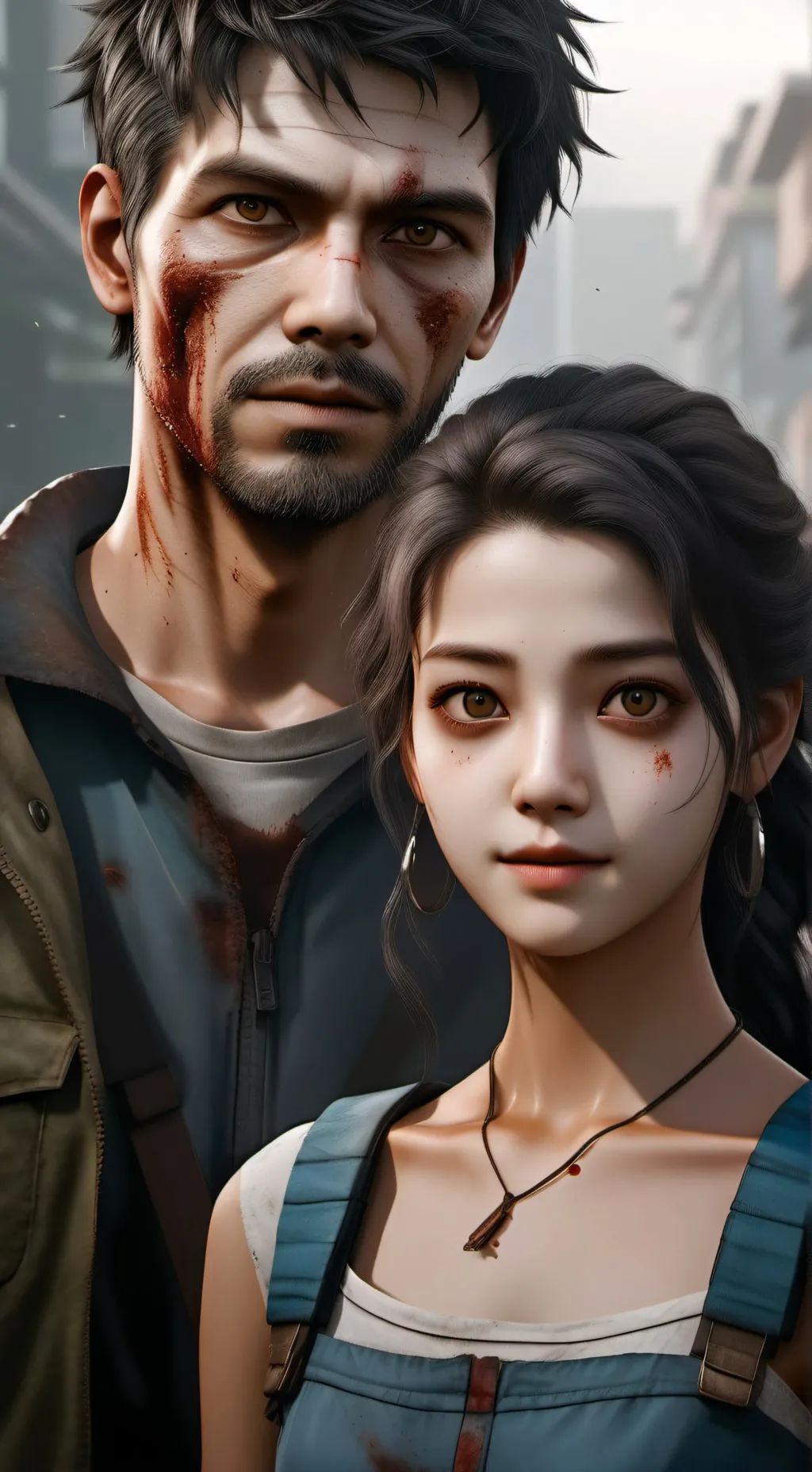 ai character: zombie  background