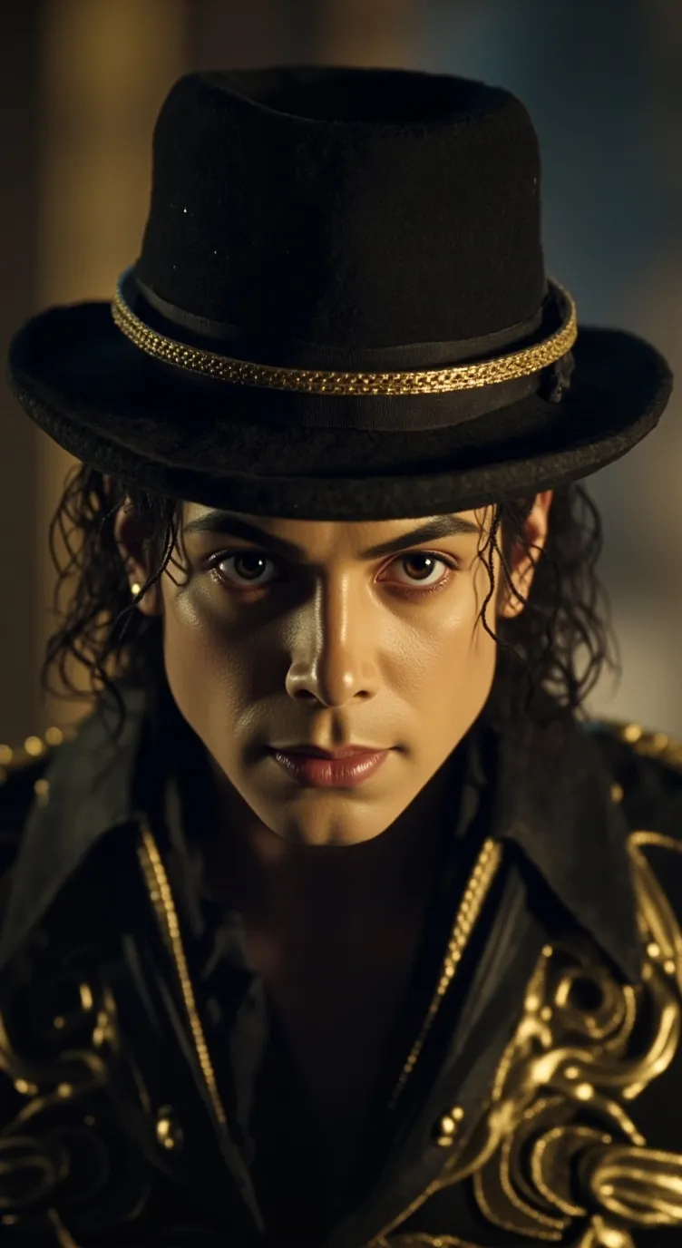 ai character: Michael Jackson  background