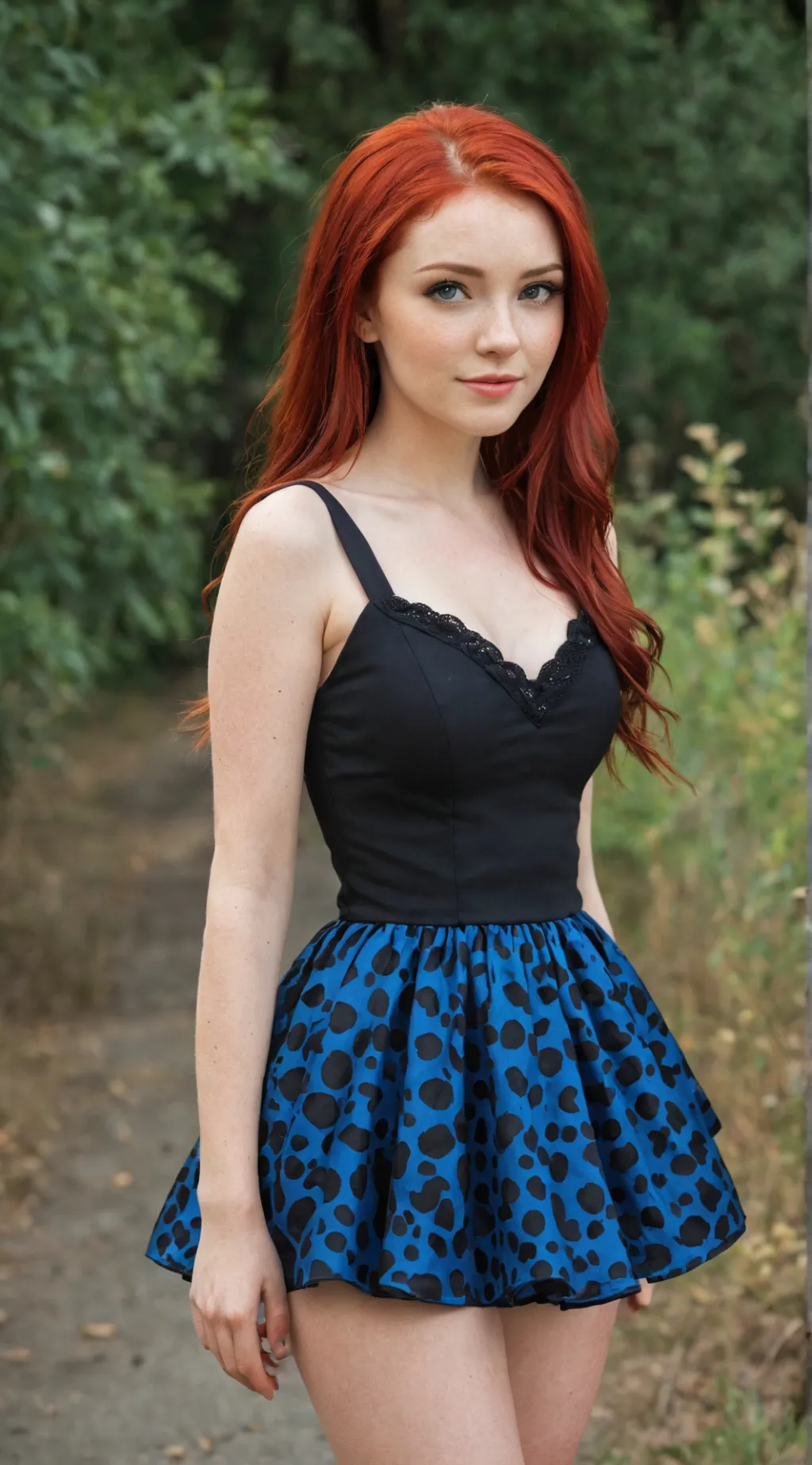 ai character: Ashley  background