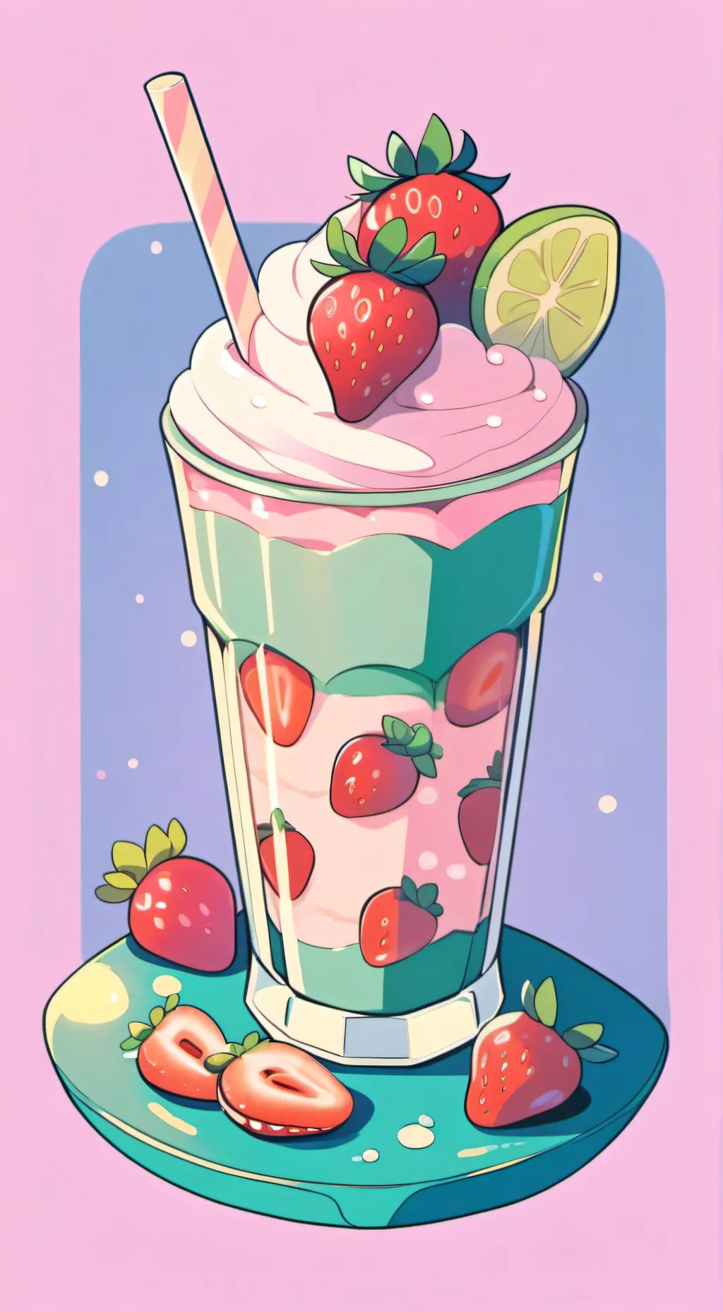 ai character: Freaky sprout 🌱 background