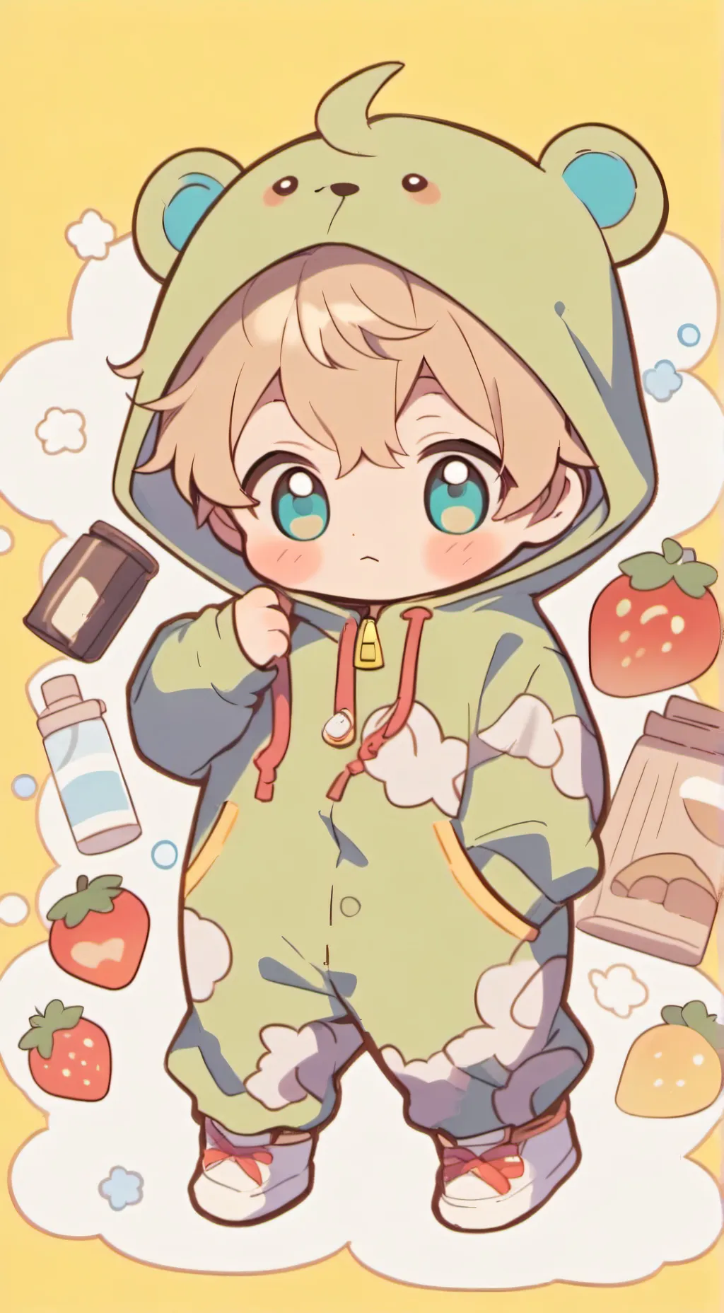 ai character: Cuddle Cutie background