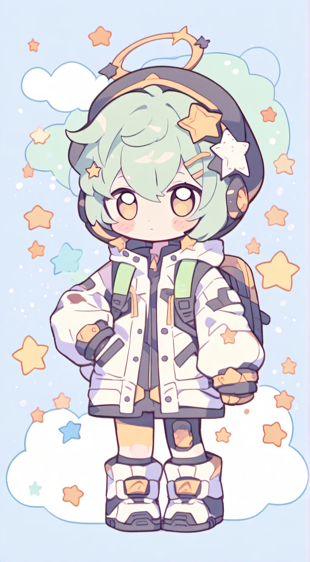 ai character: DW × uwucat?! background