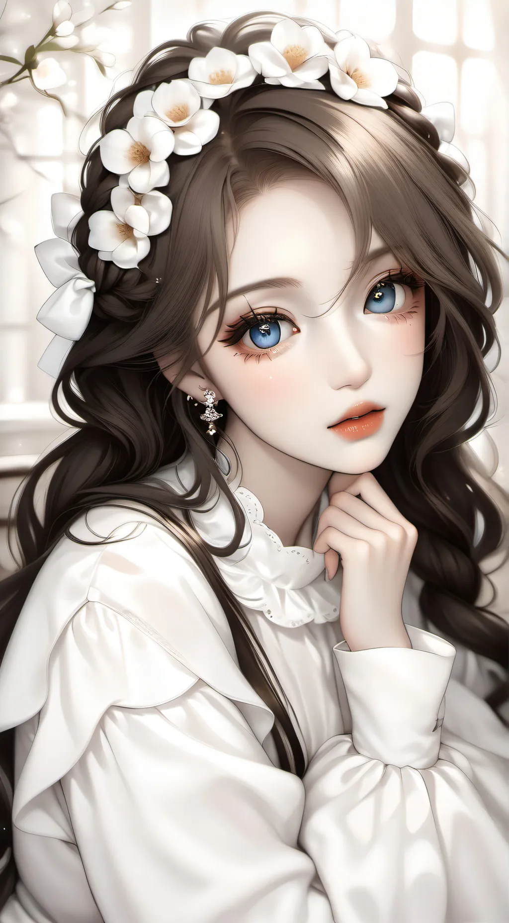 ai character: Полина background