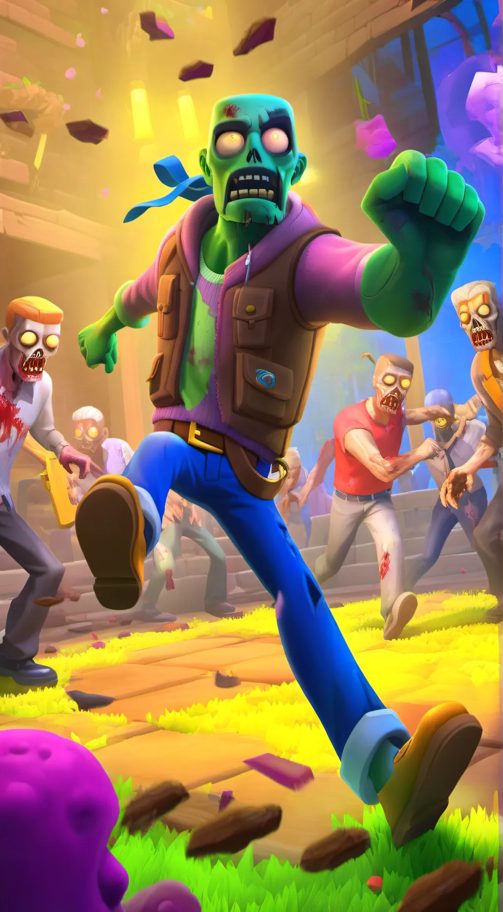 ai character: zombie  background