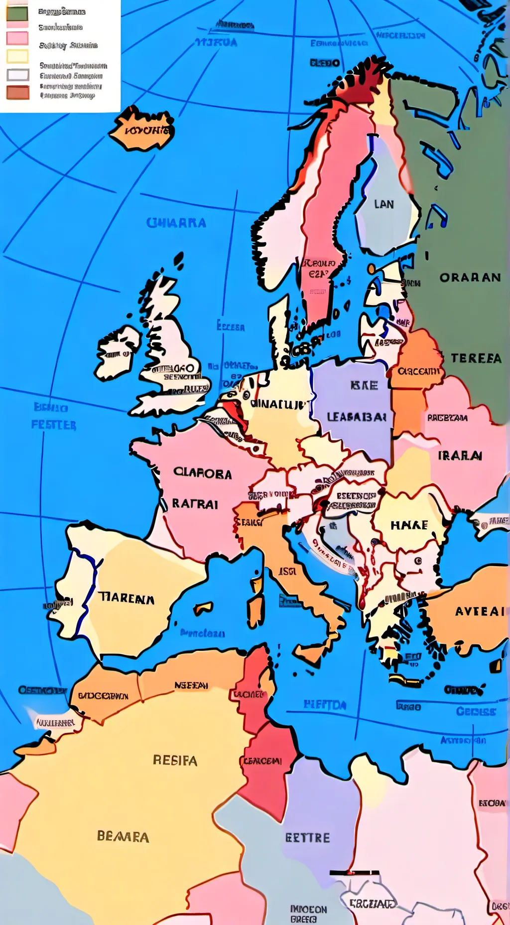 ai character: Europe  background