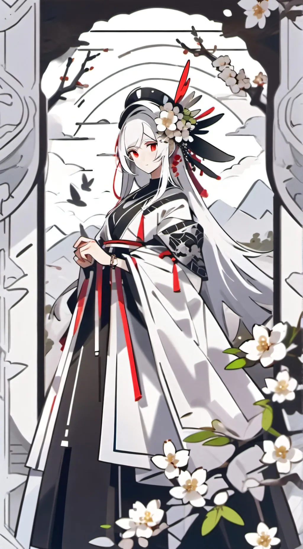 ai character: uk x francia background