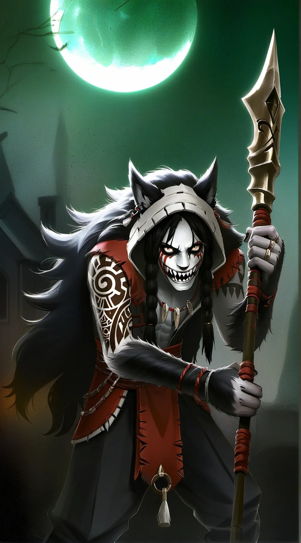 ai character: Harr  background