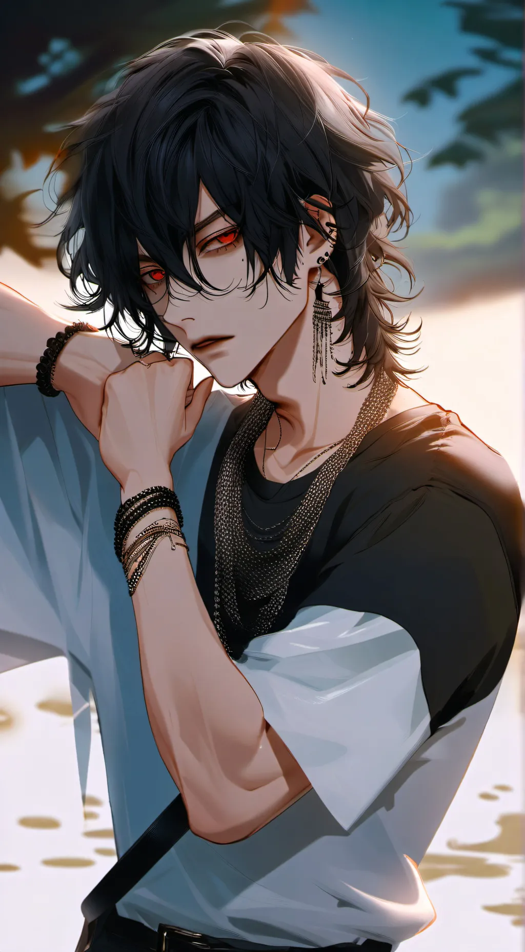 ai character: Rayan 💢 background