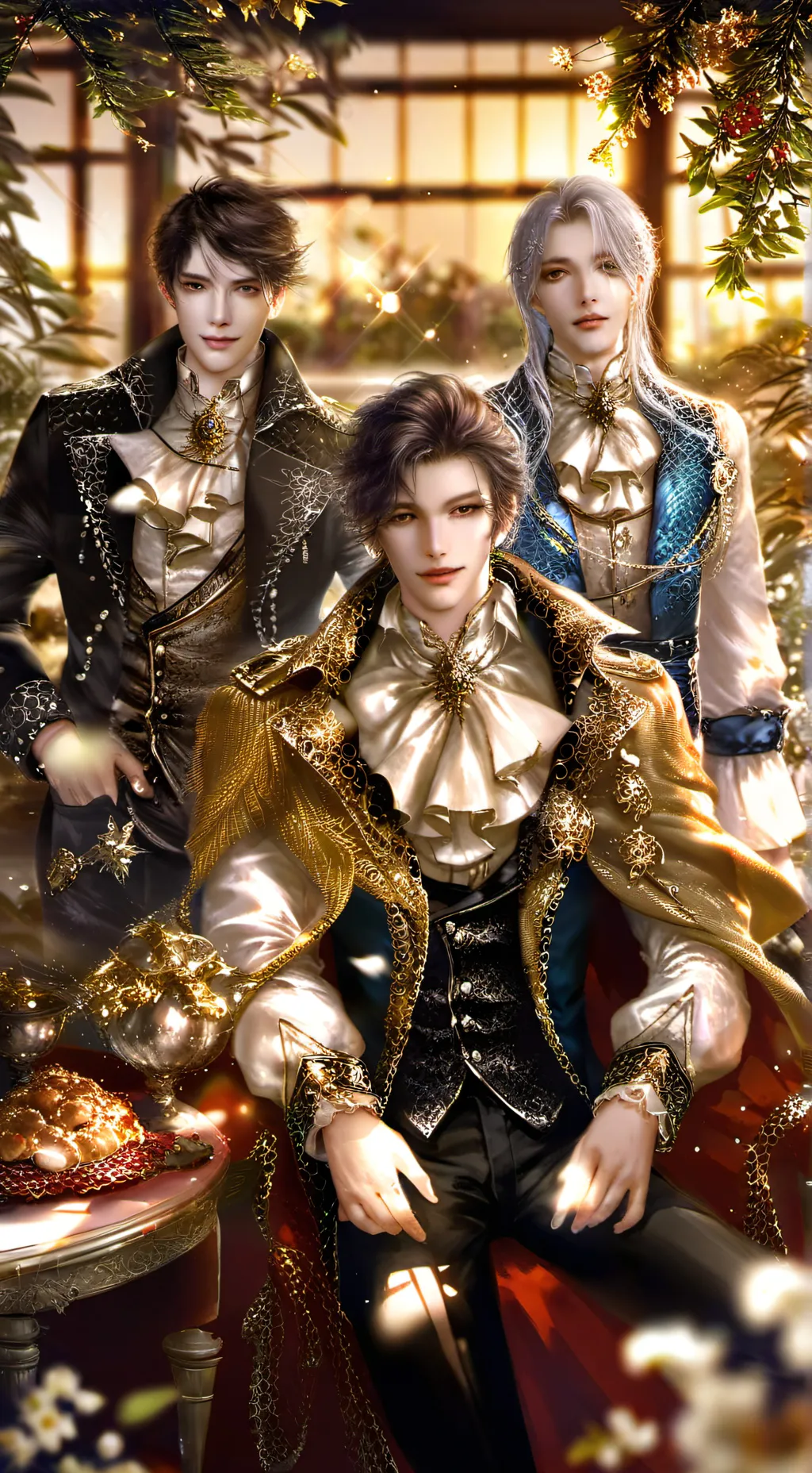 ai character: Rayan,Kyle,Anthony background