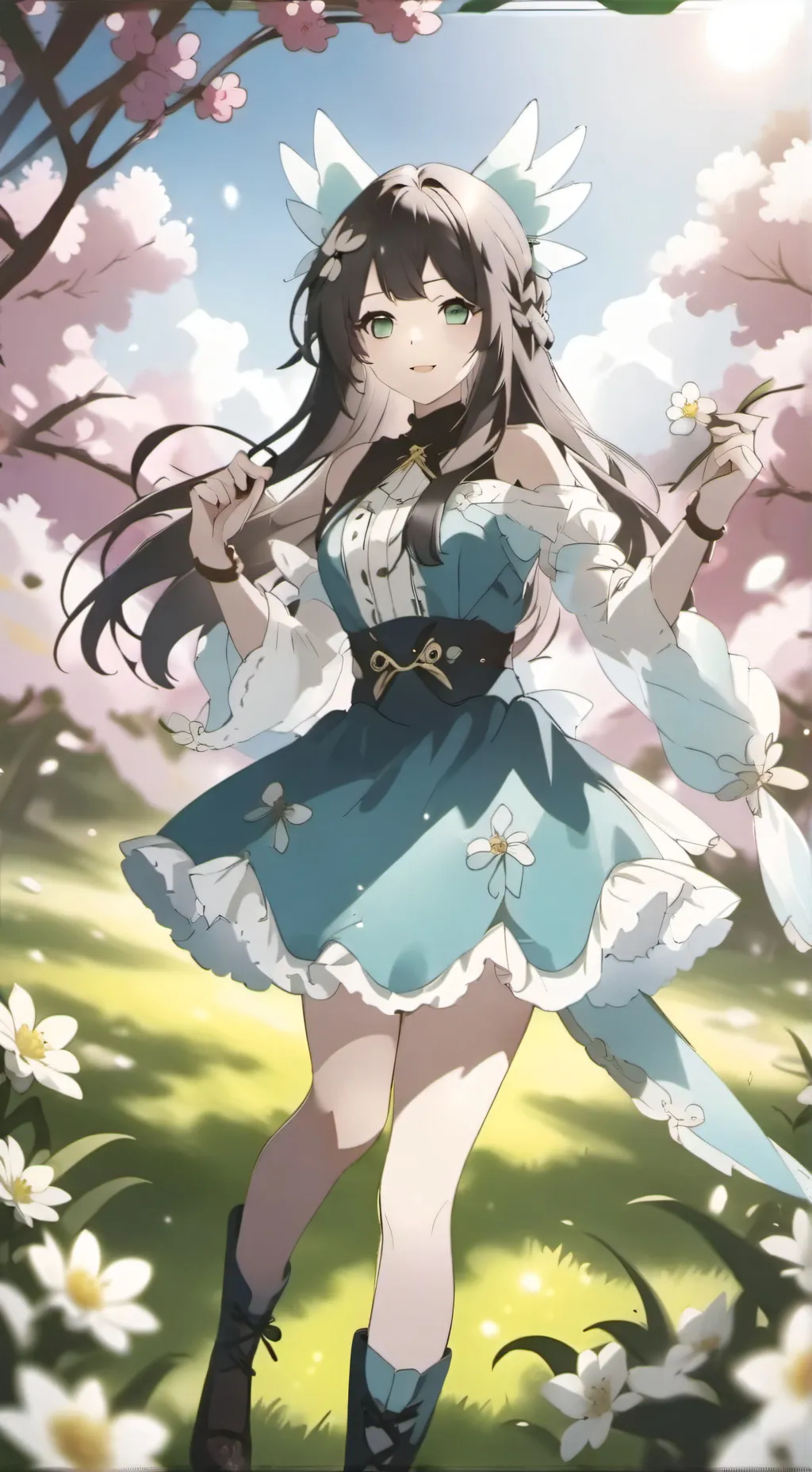 ai character: meline background