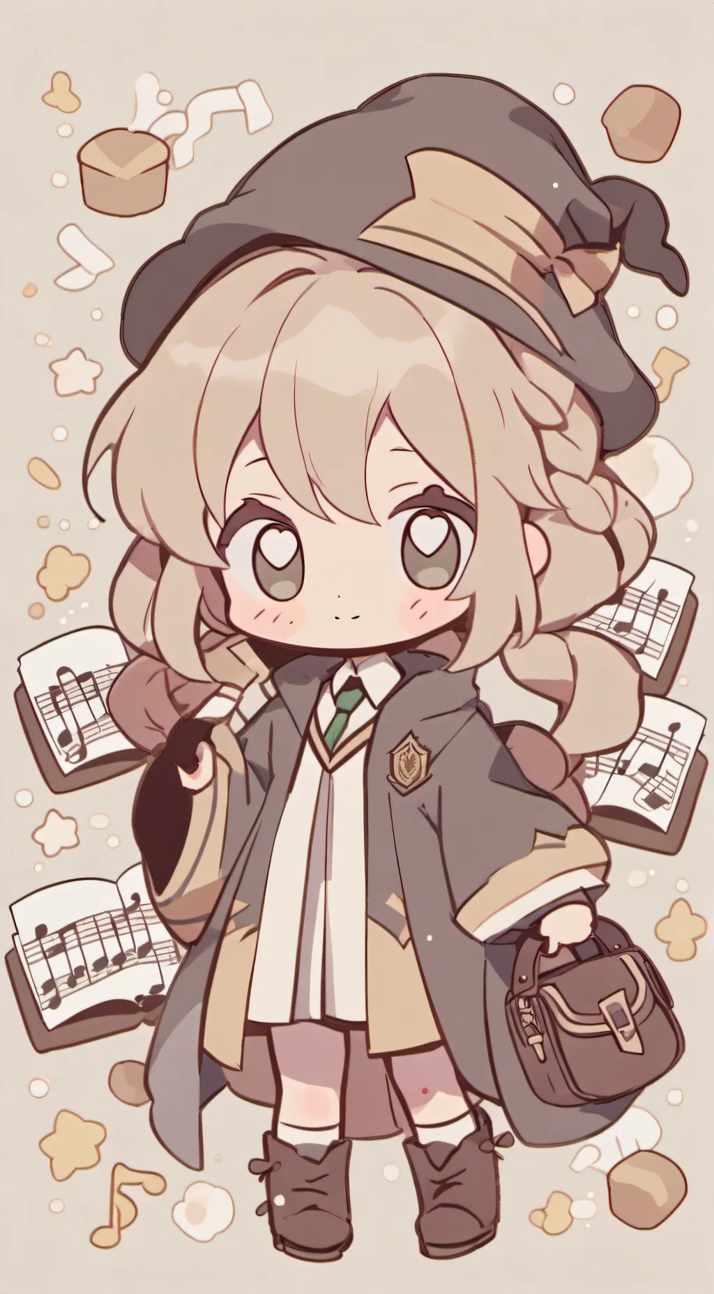 ai character: Hogwarts concert  background