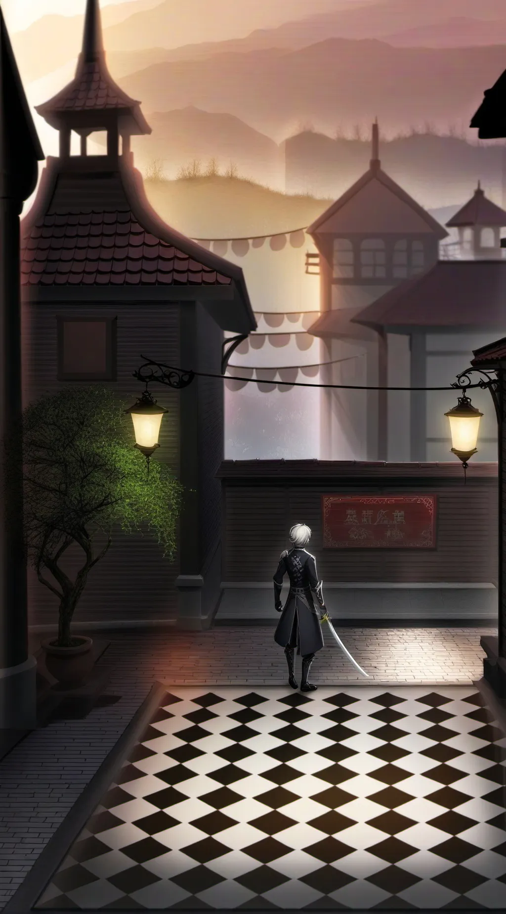 ai character: Alejandro  background