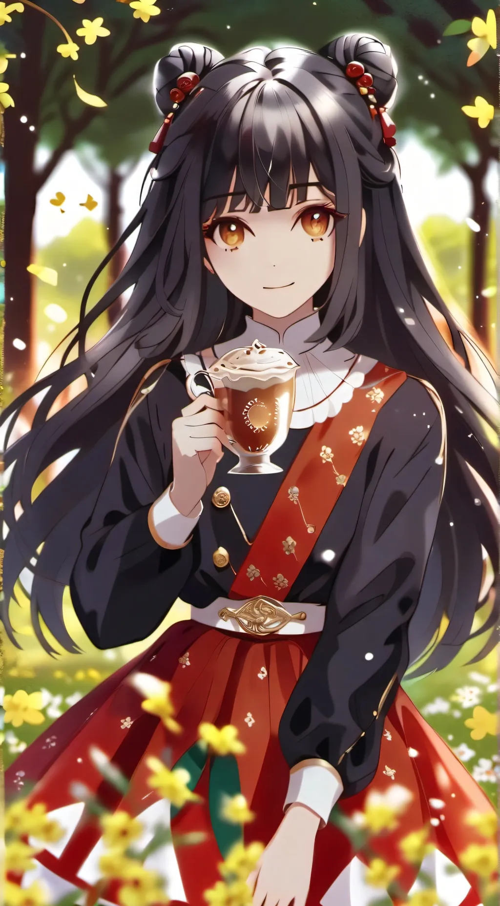 ai character: Luna background