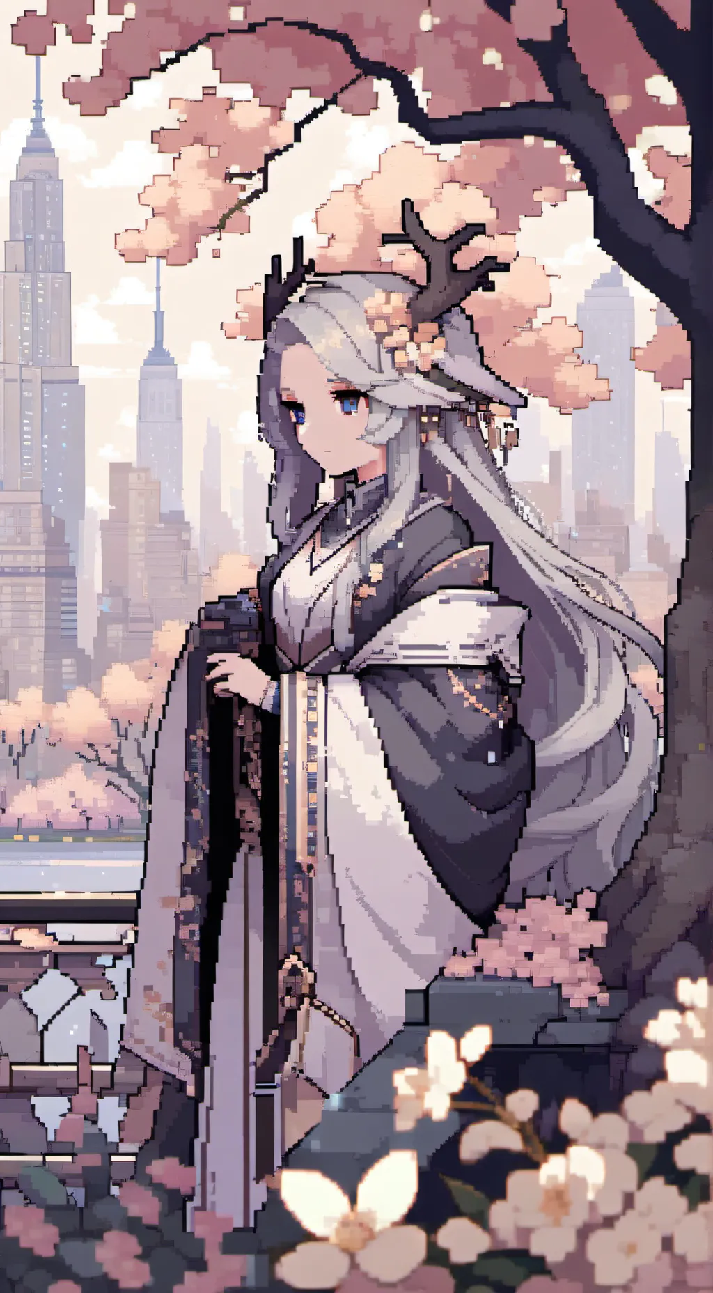 ai character: Come back 2 background