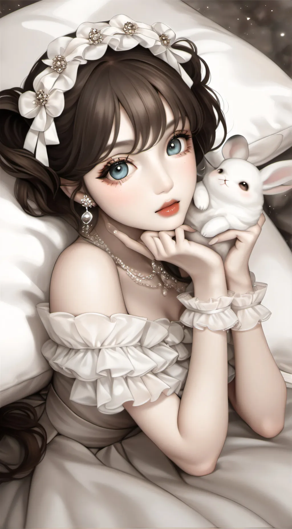 ai character: Angela  background