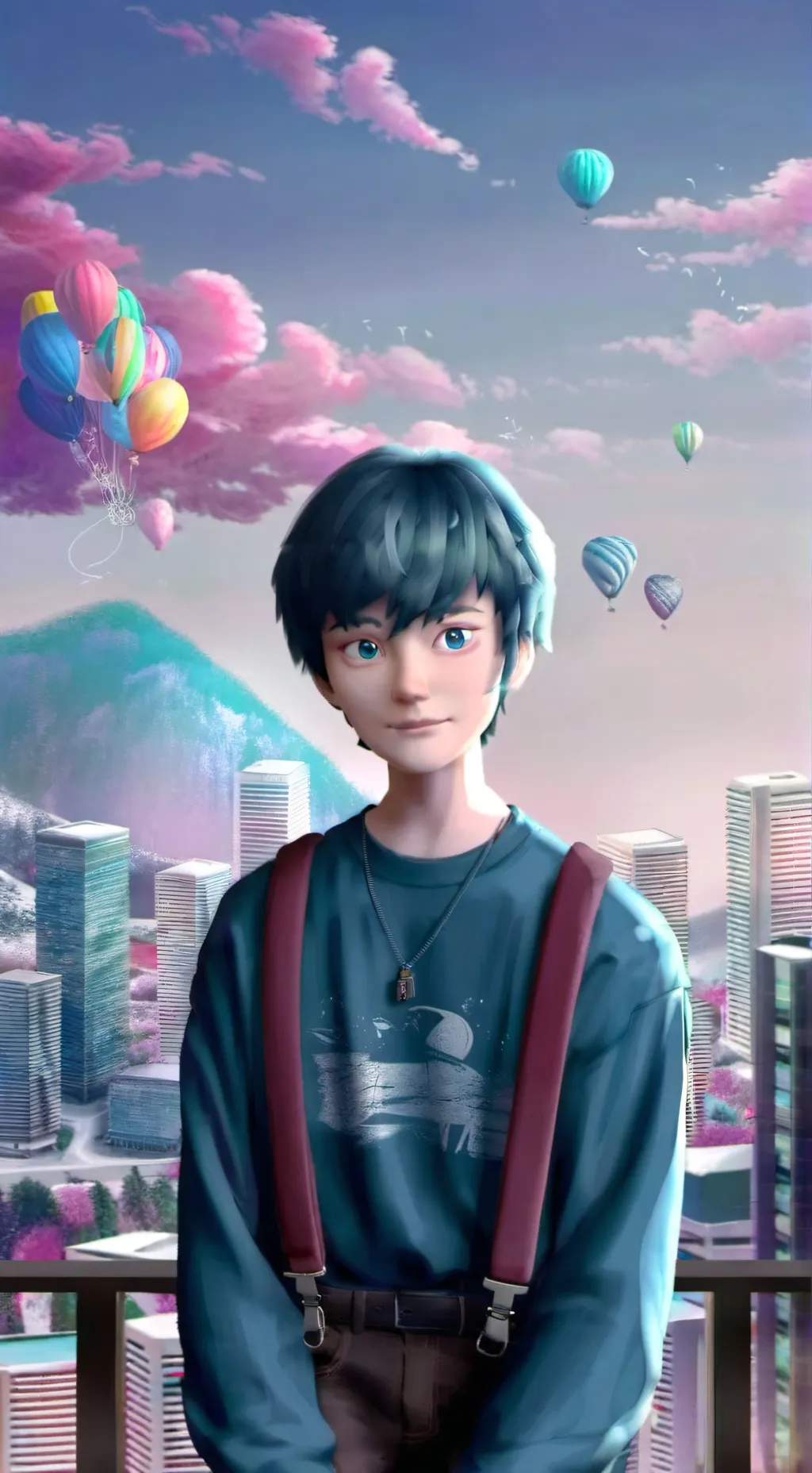 ai character: 😄luca....💋 background