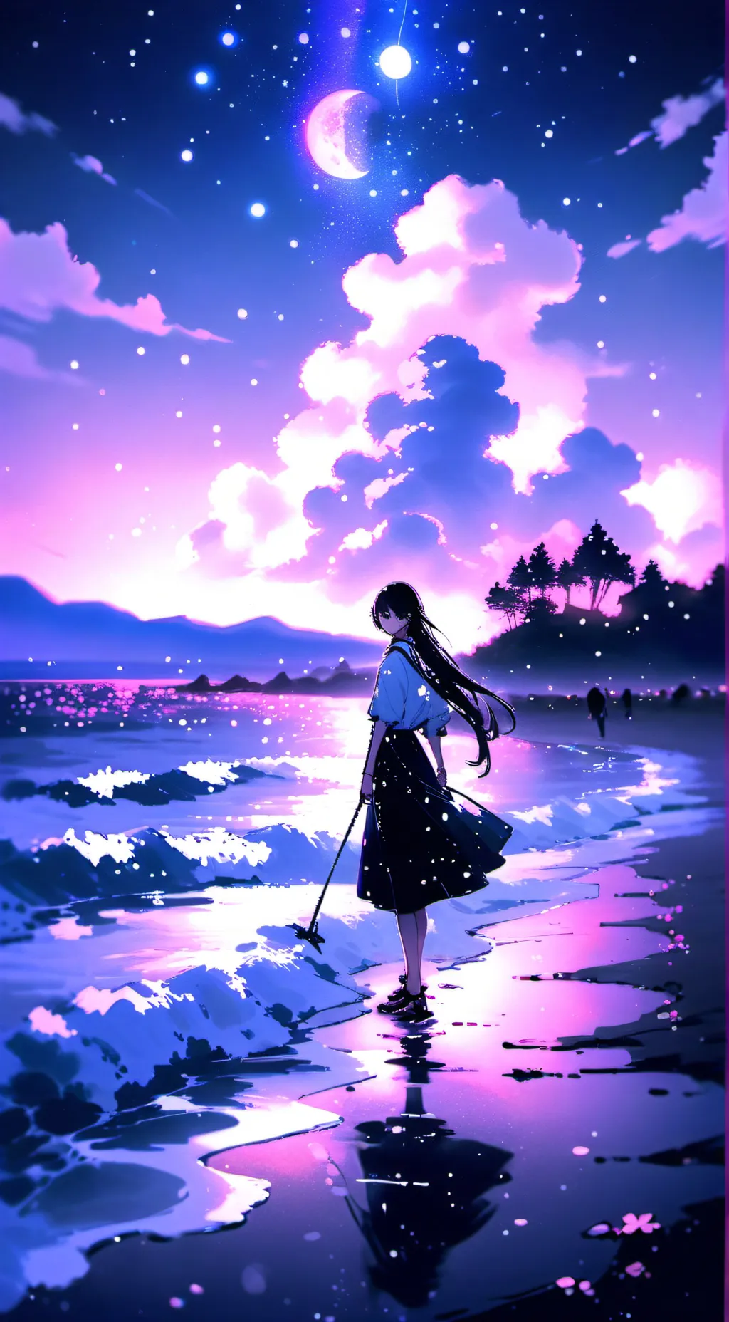 ai character: Sapphire background