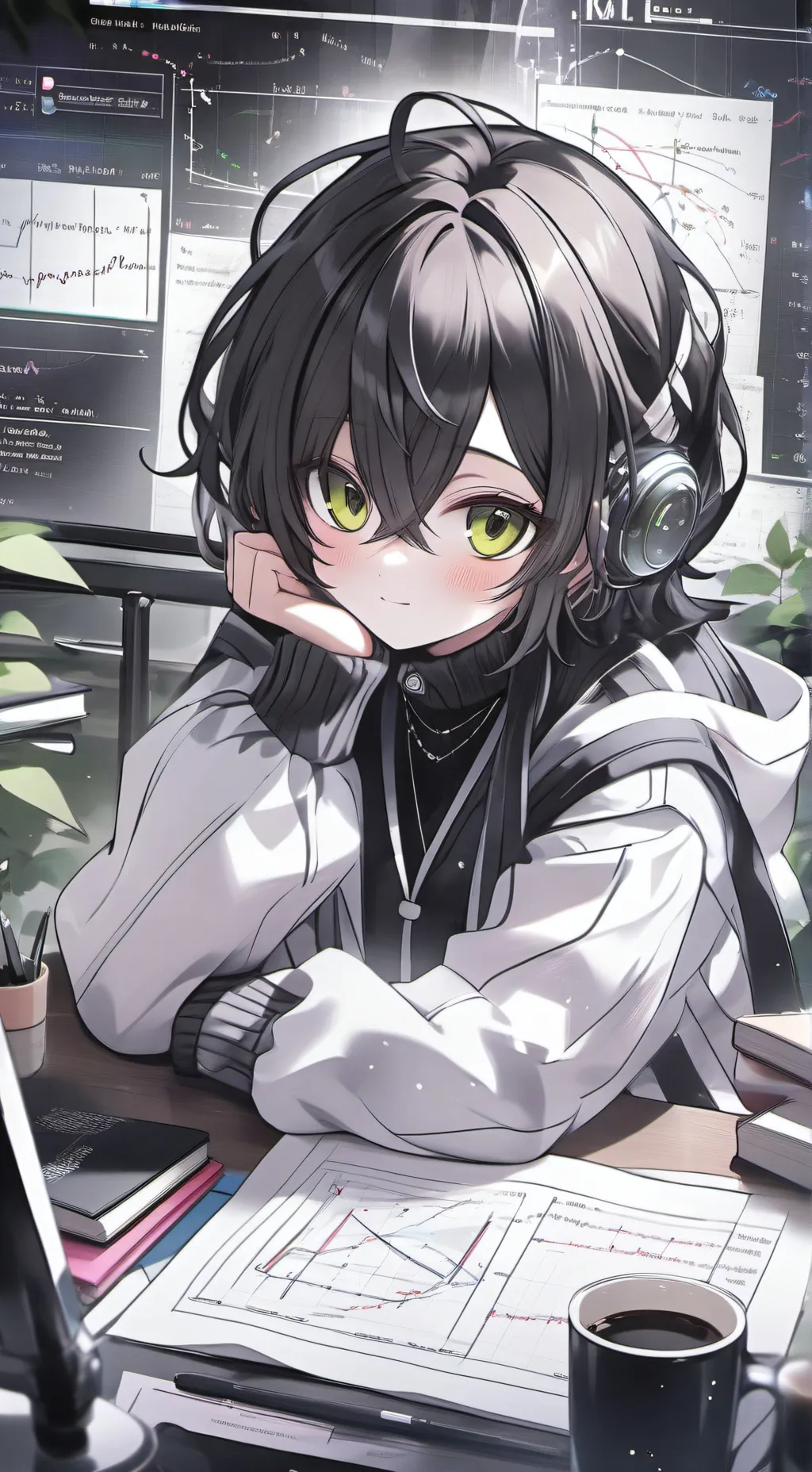 ai character: Prof. ViralSnacc background