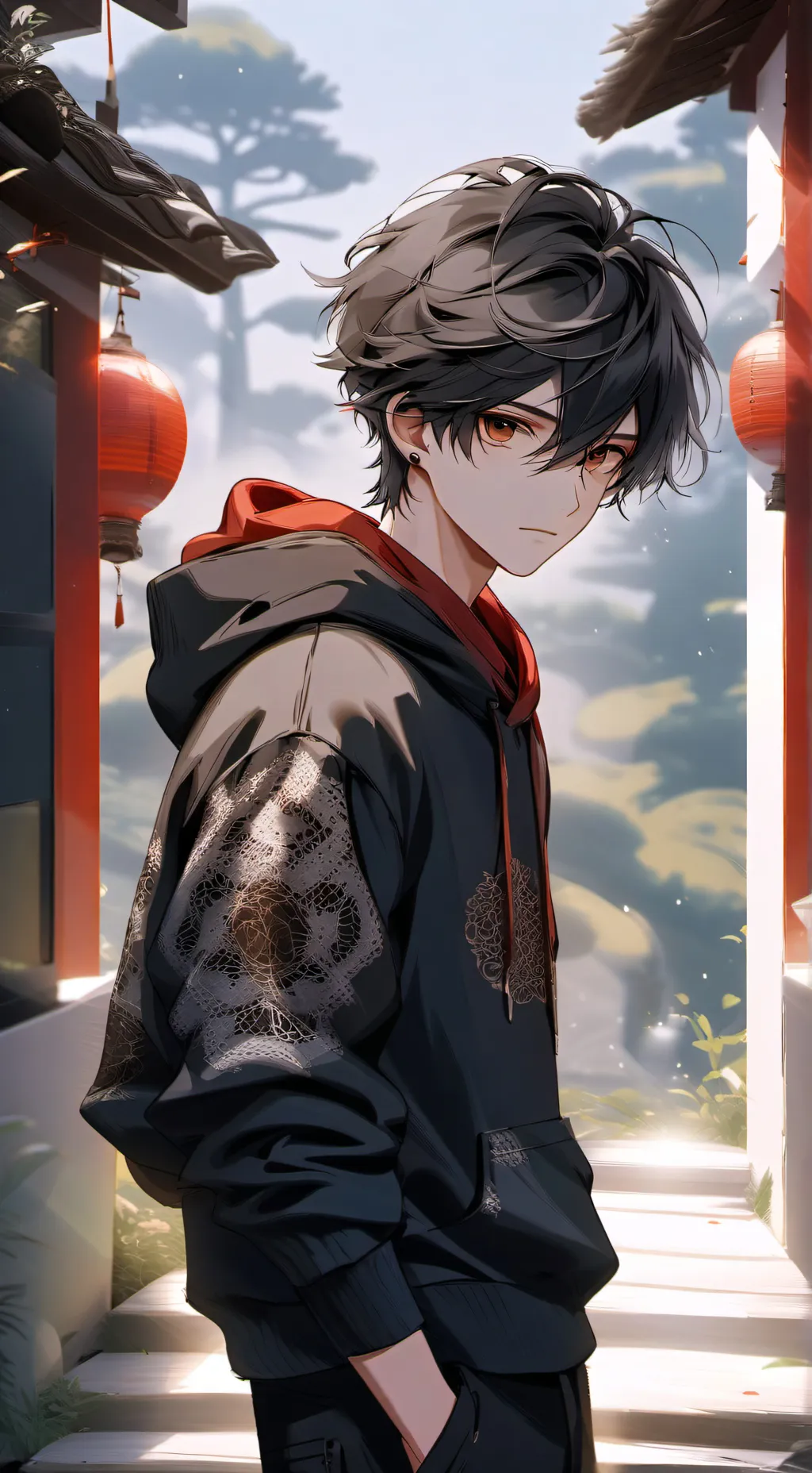 ai character: ✰Dennis✰ background