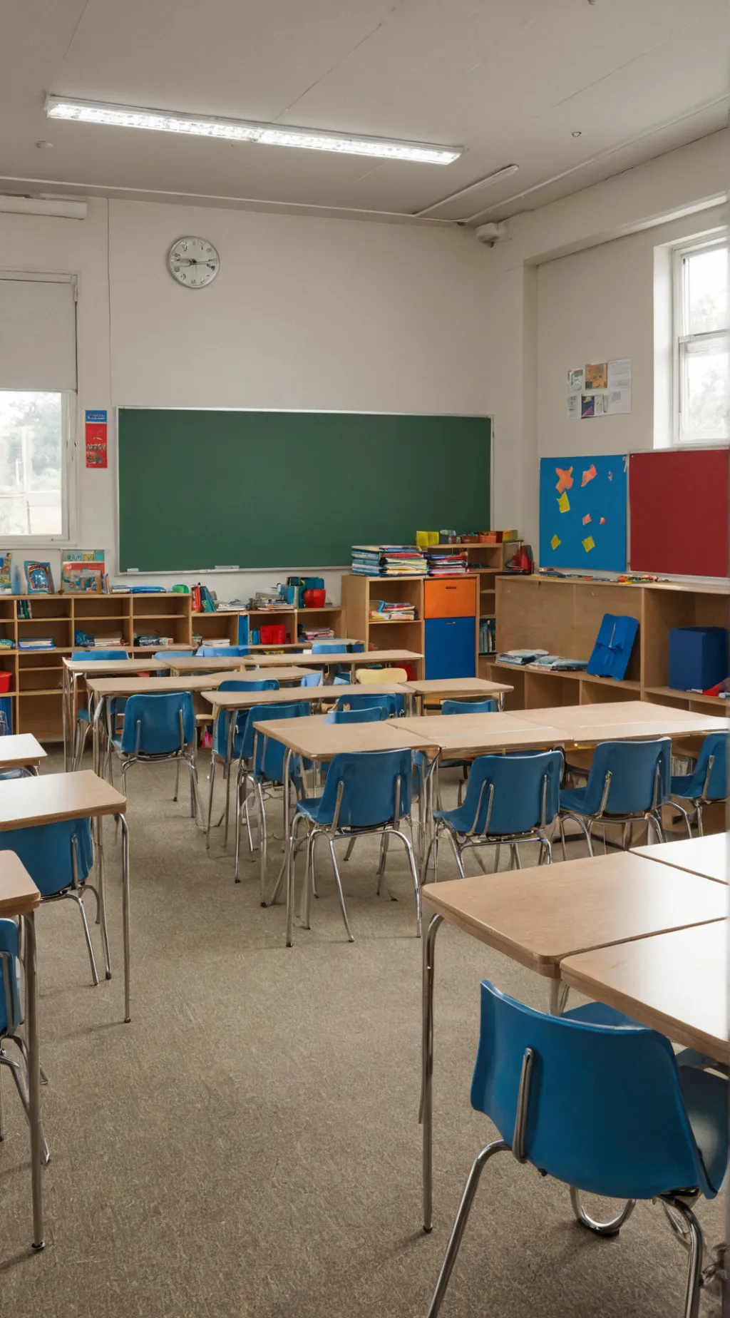 ai character: Classroom background