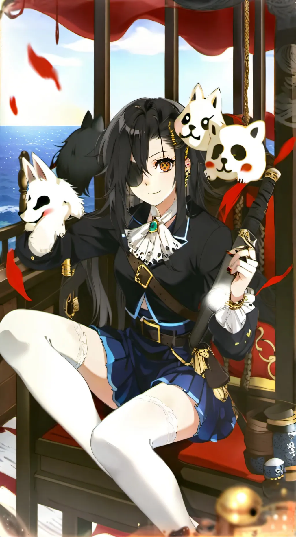 ai character: The Kitsunes  background