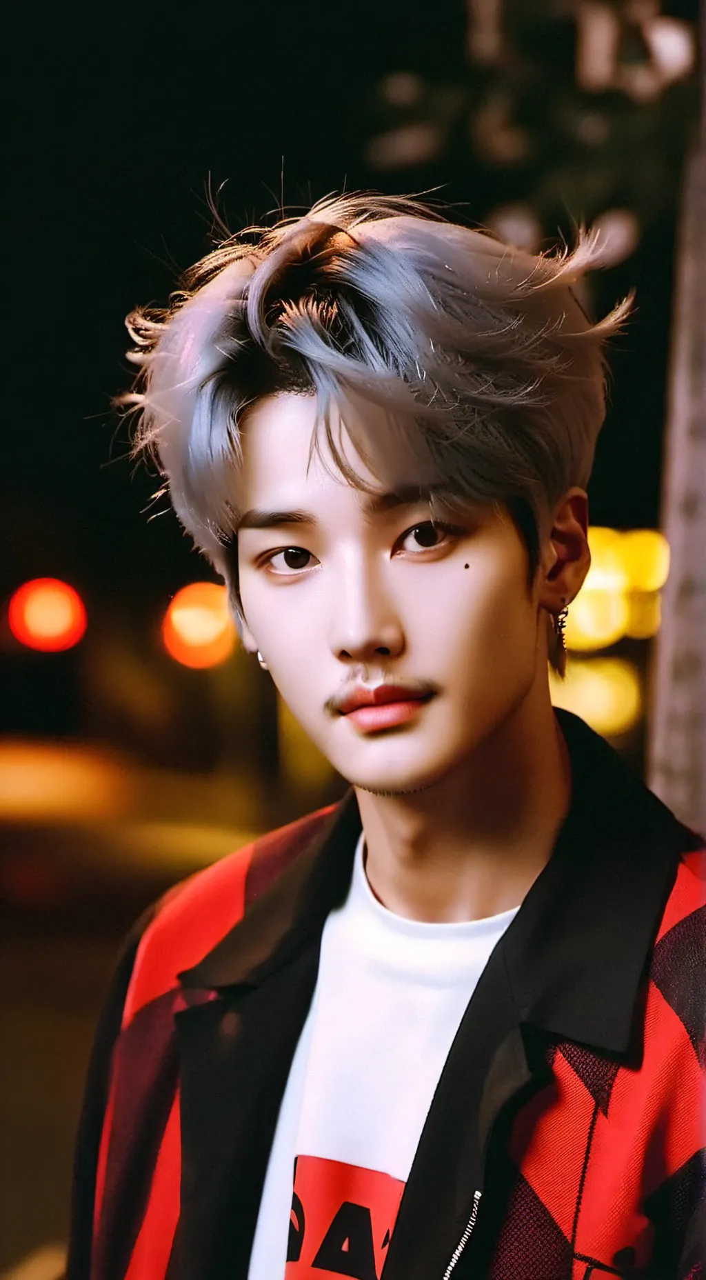 ai character: Skz concert background