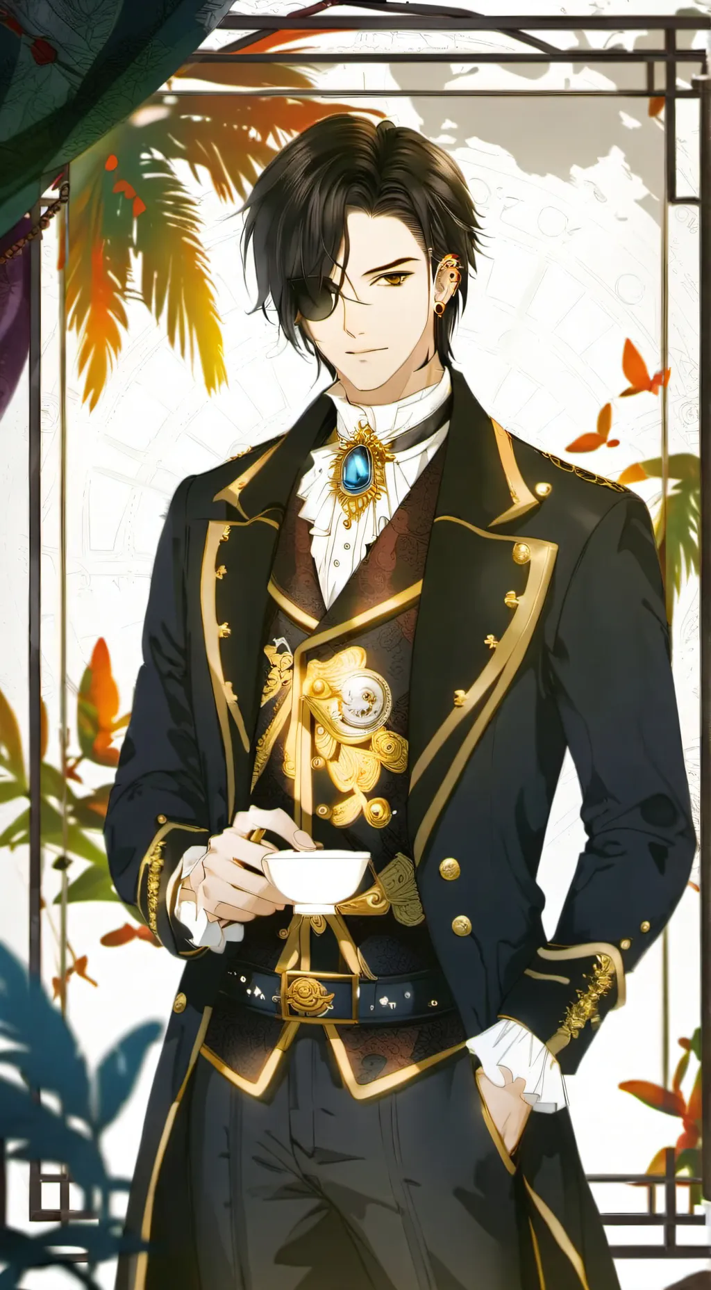 ai character: Oliver background