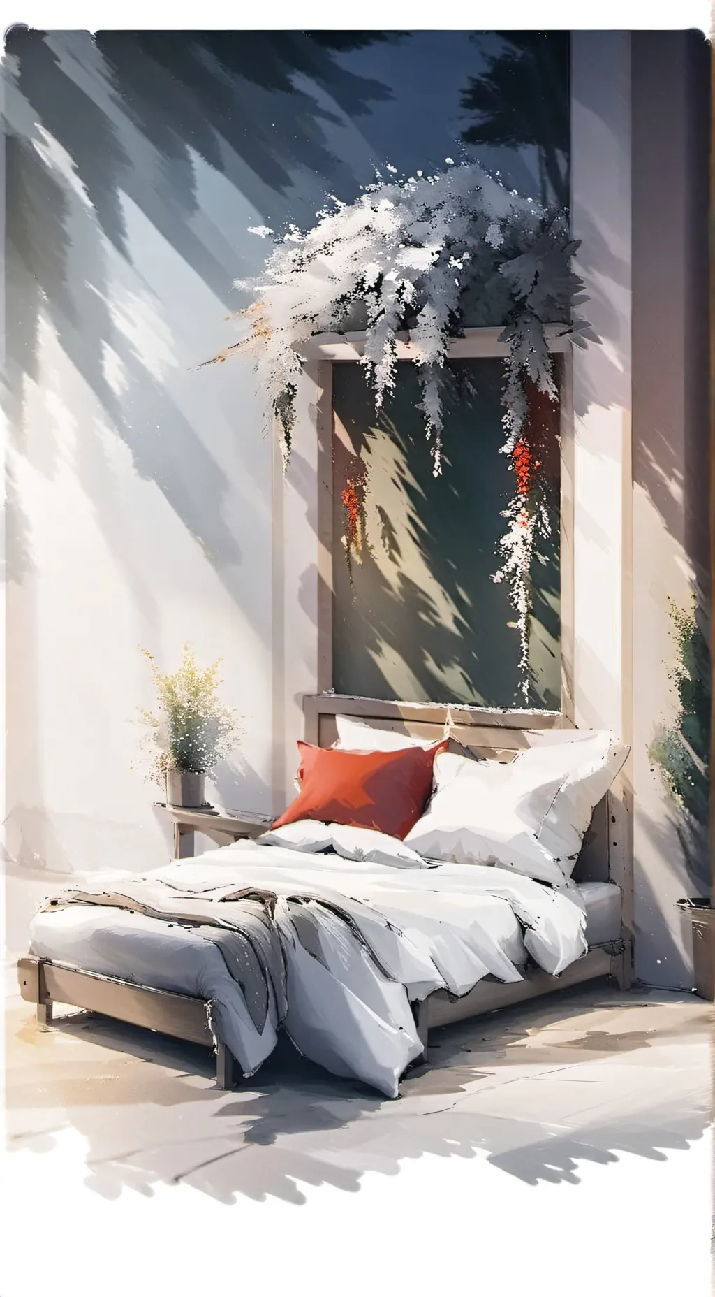 ai character: anakin and padme  background