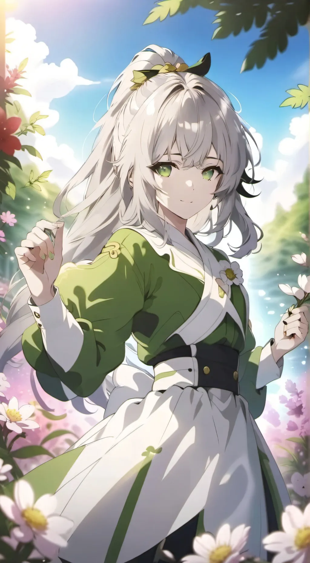 ai character: Queen heat  background