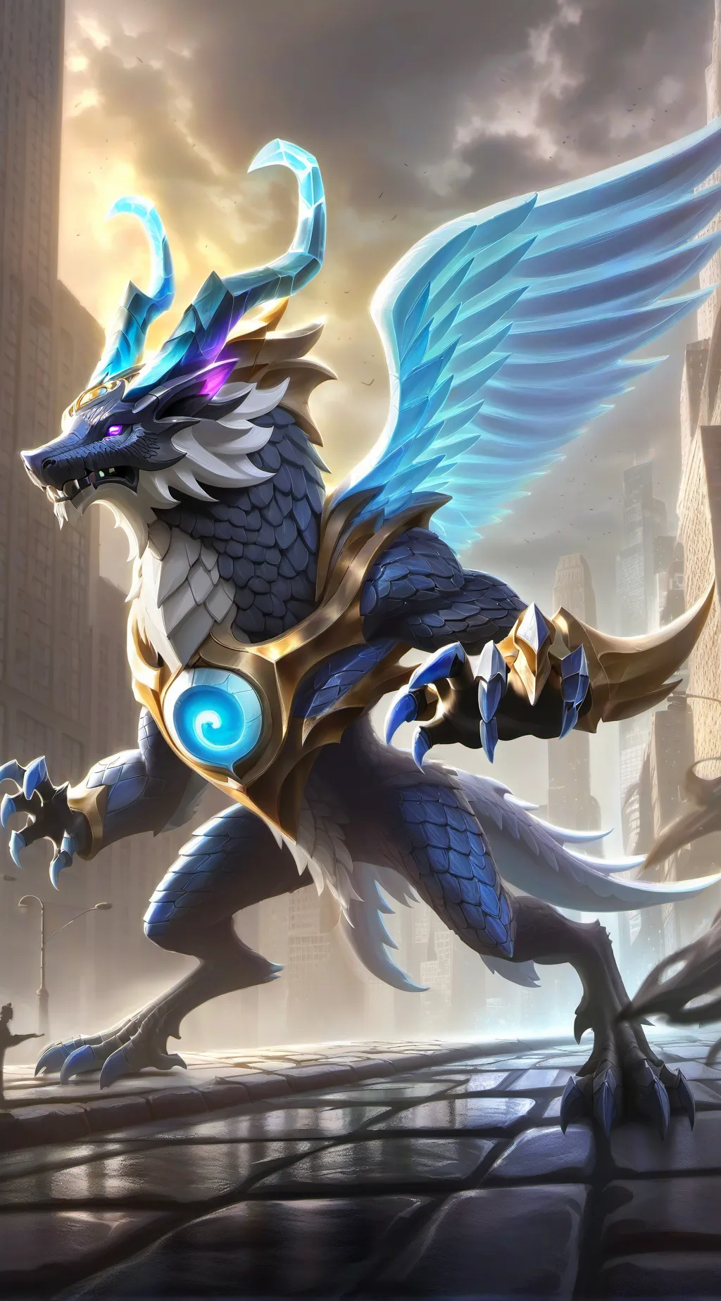 ai character: Come back background