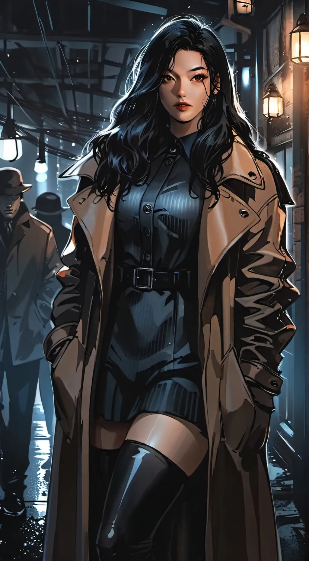 ai character: Detective K. background