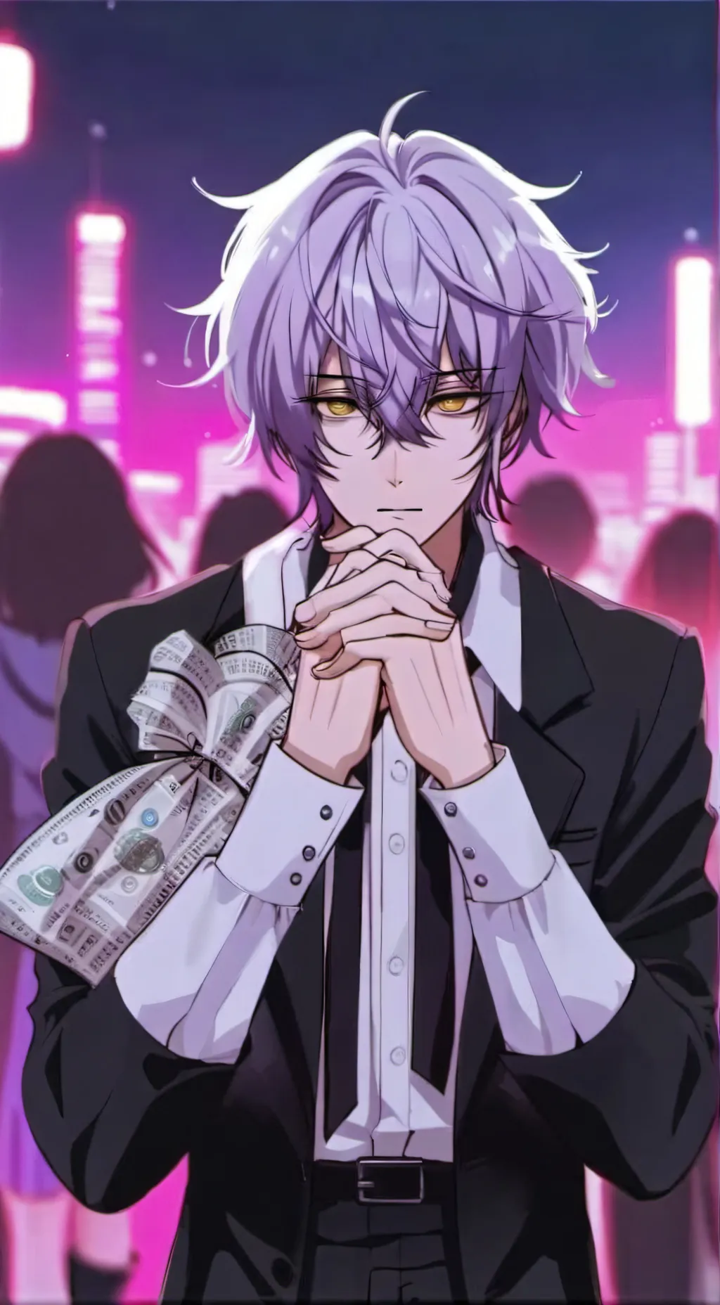 ai character: фил background