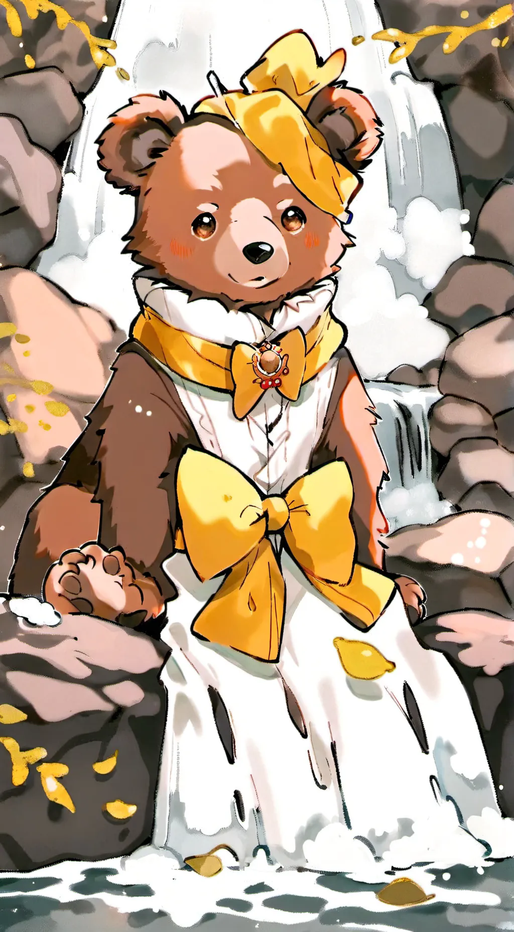 ai character: Brownie background