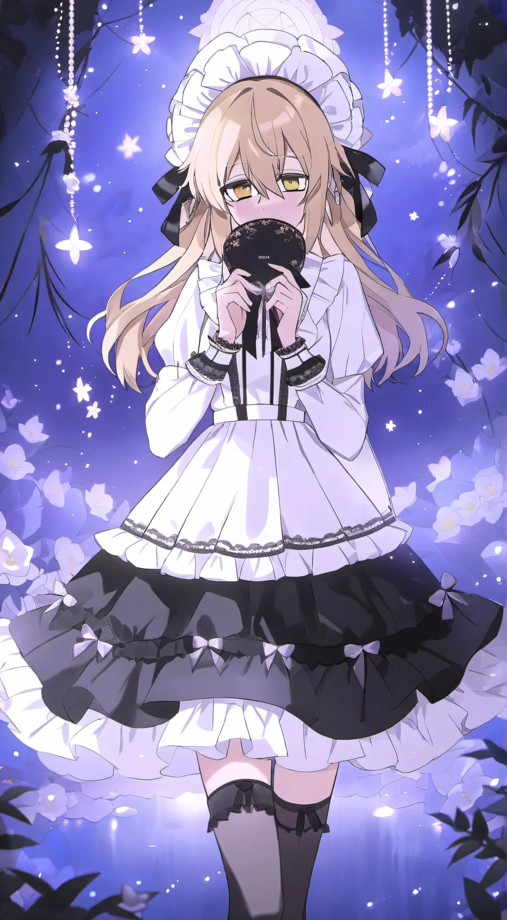 ai character: Ashley  background