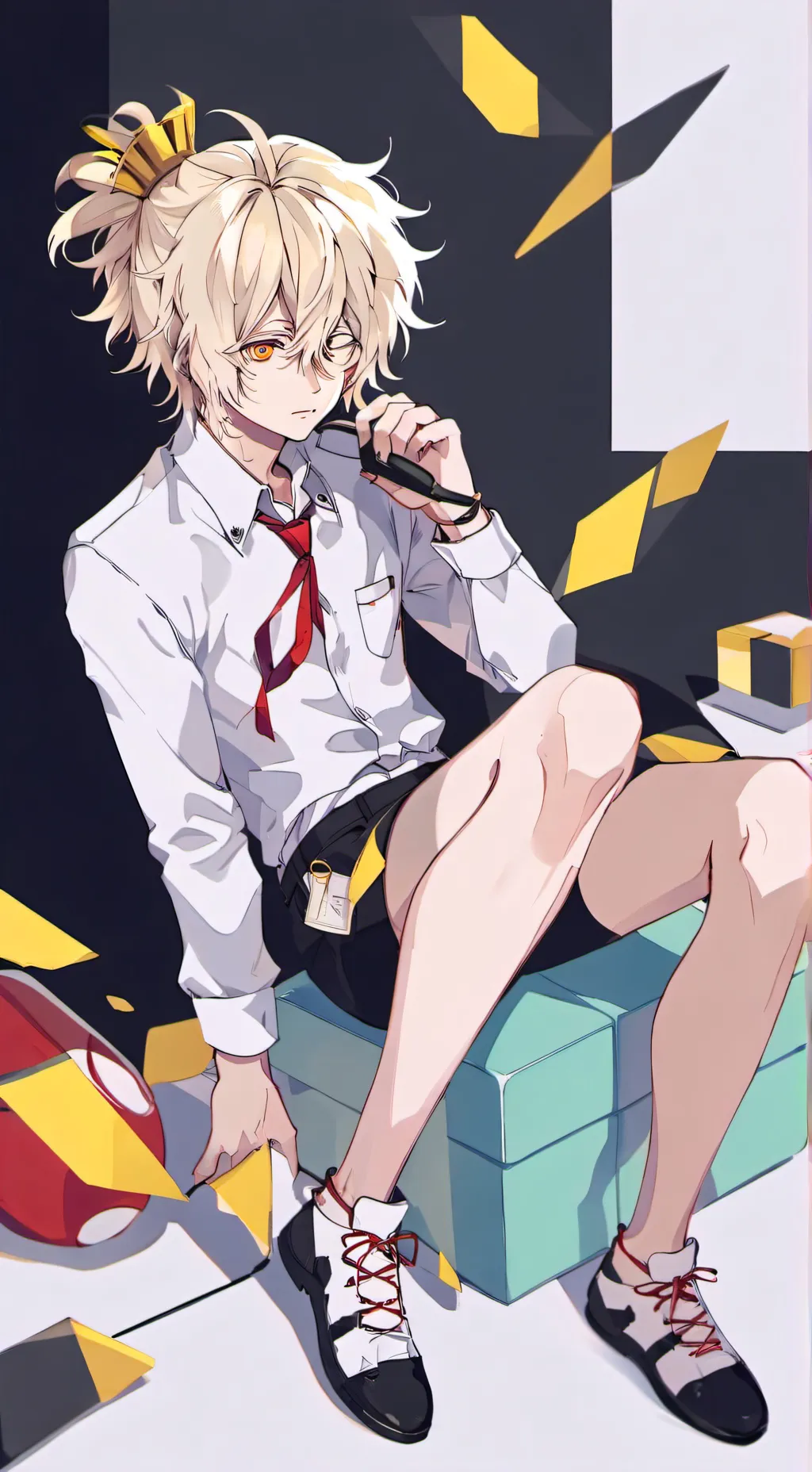 ai character: femboy background