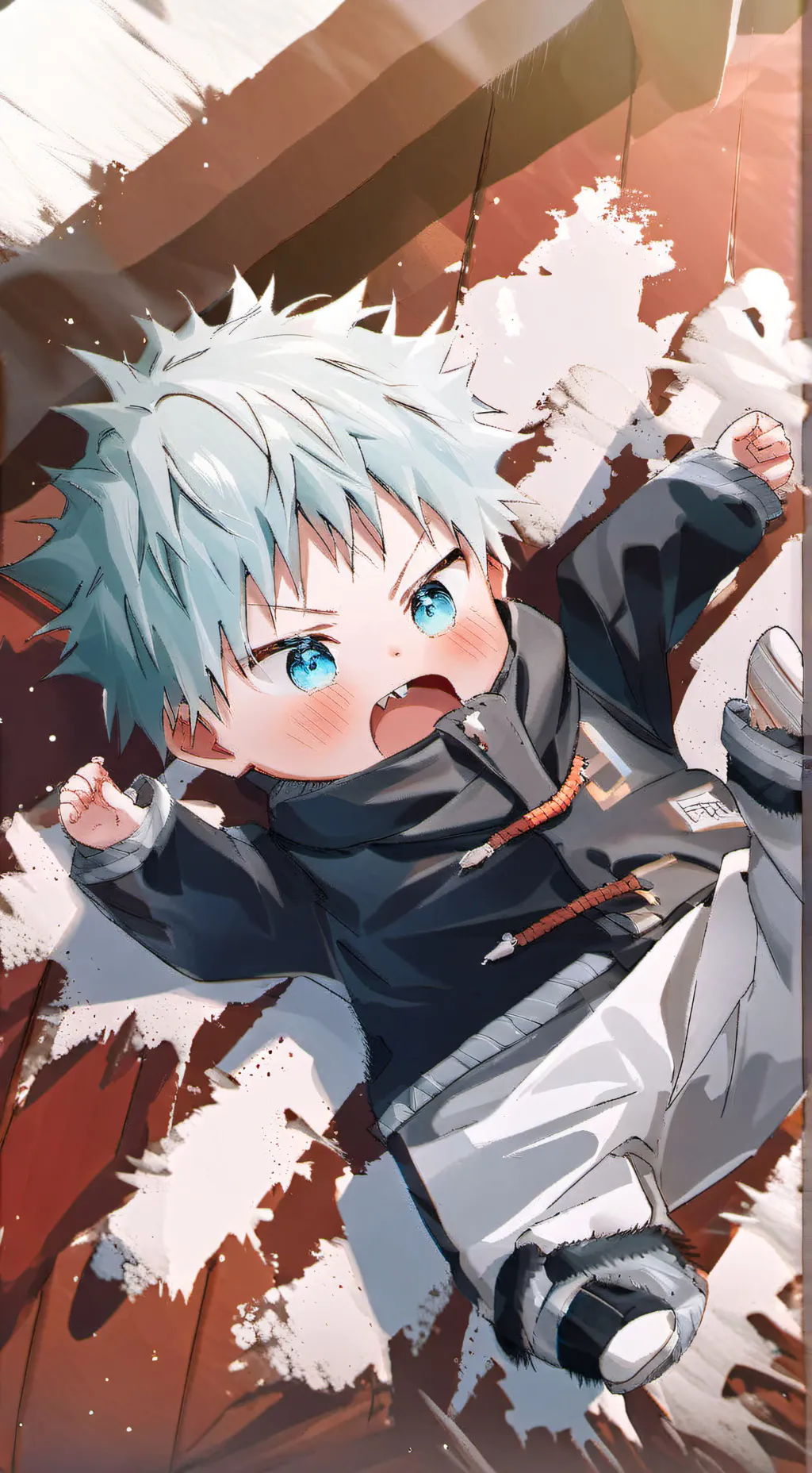 ai character: baby gojo background