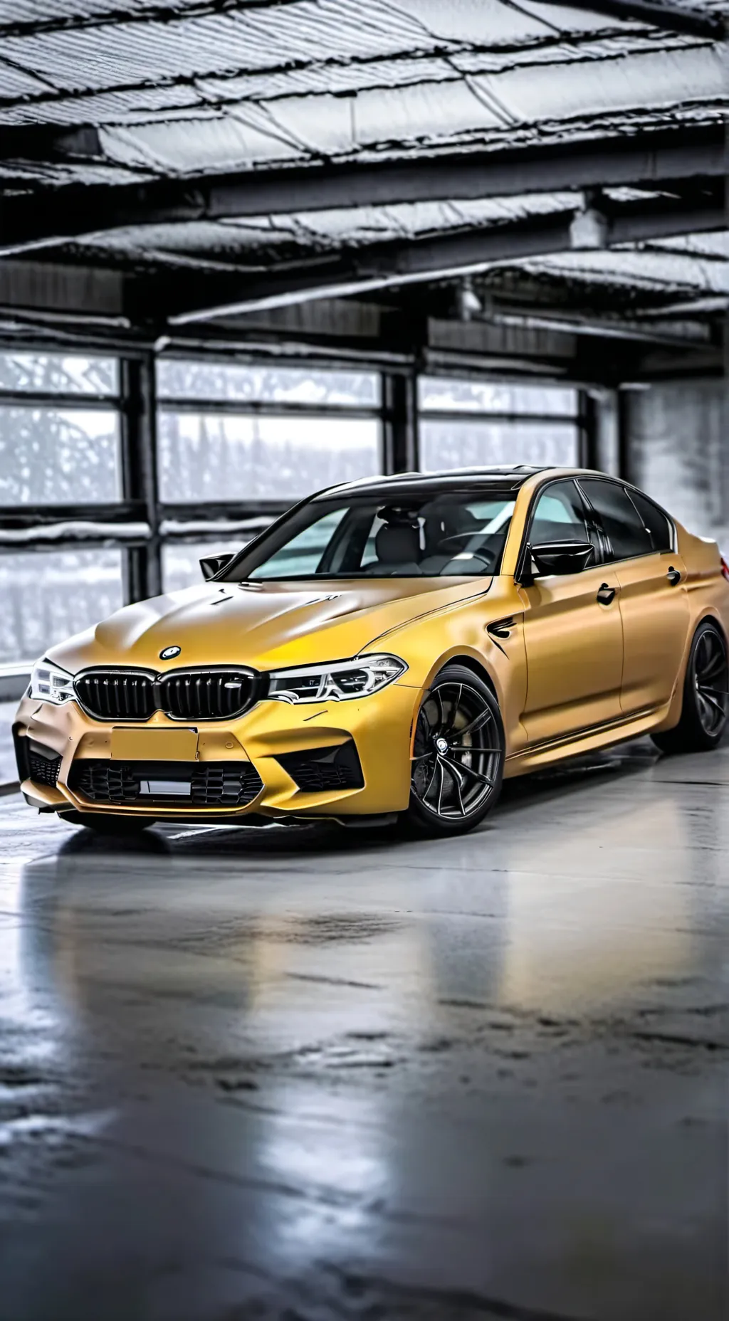 ai character: 2025 BMW M5  background