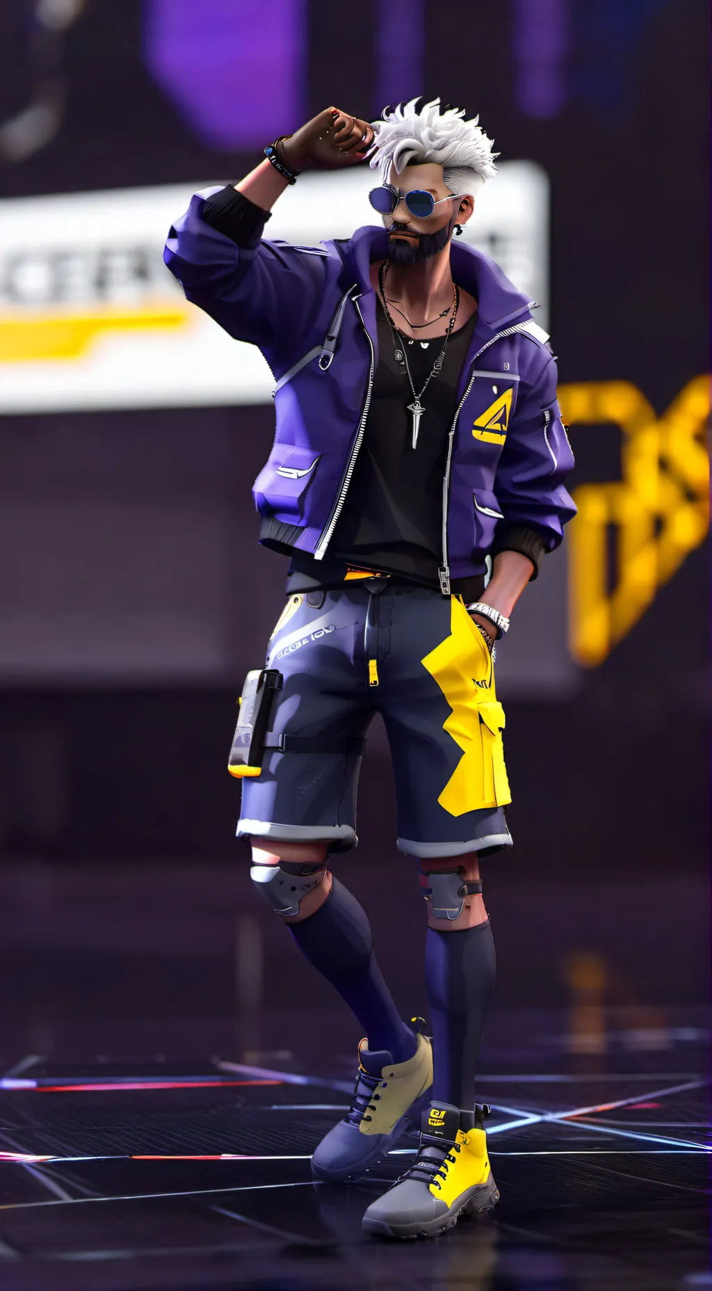 ai character: yve mort background