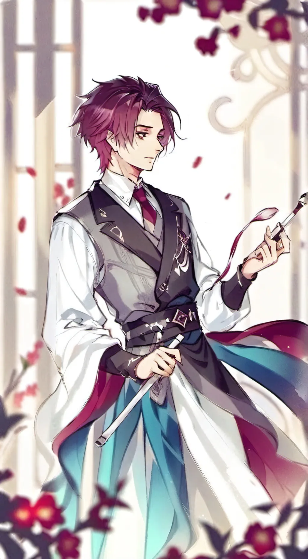 ai character: SaeXShidou background