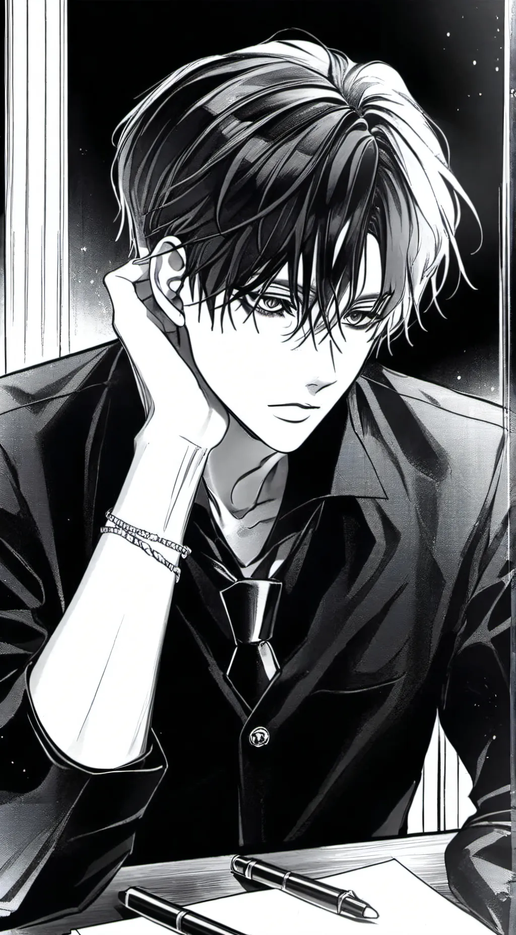 ai character: Лео background