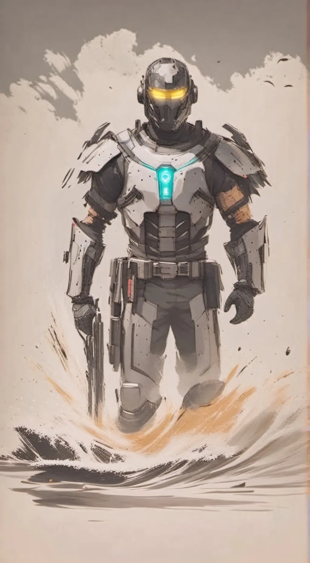 ai character: Hide Step background