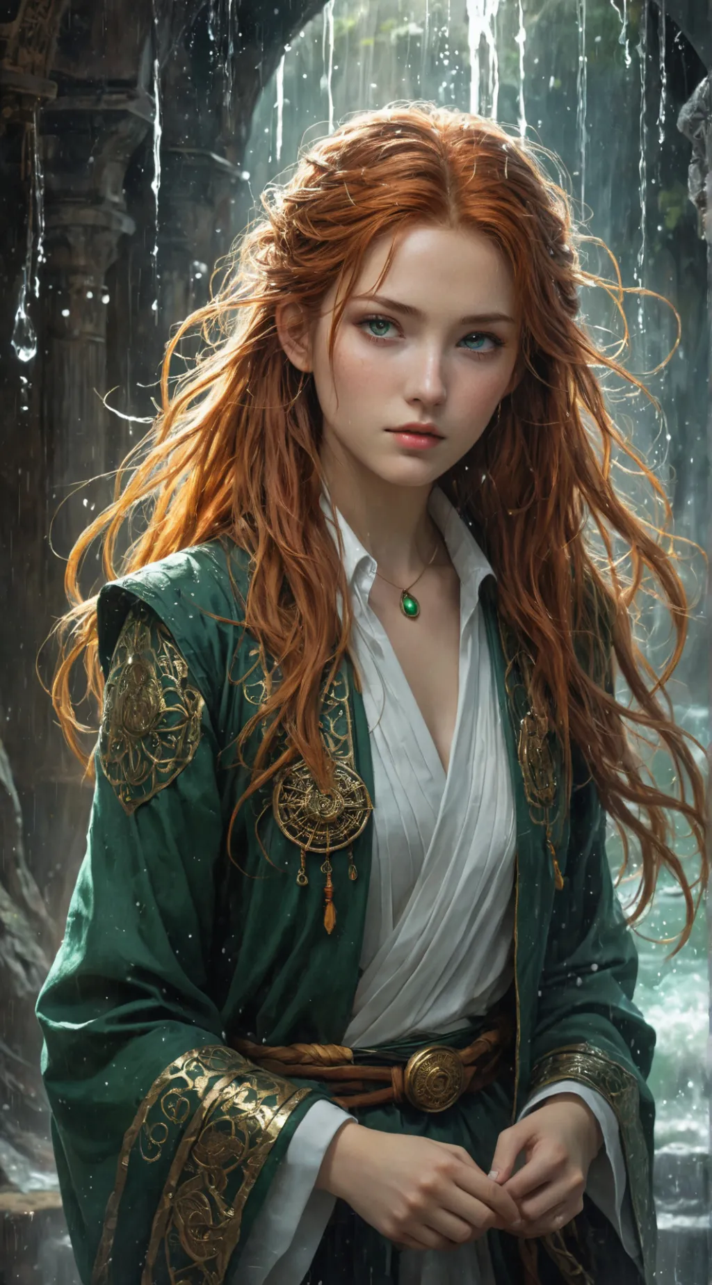 ai character: Сара background