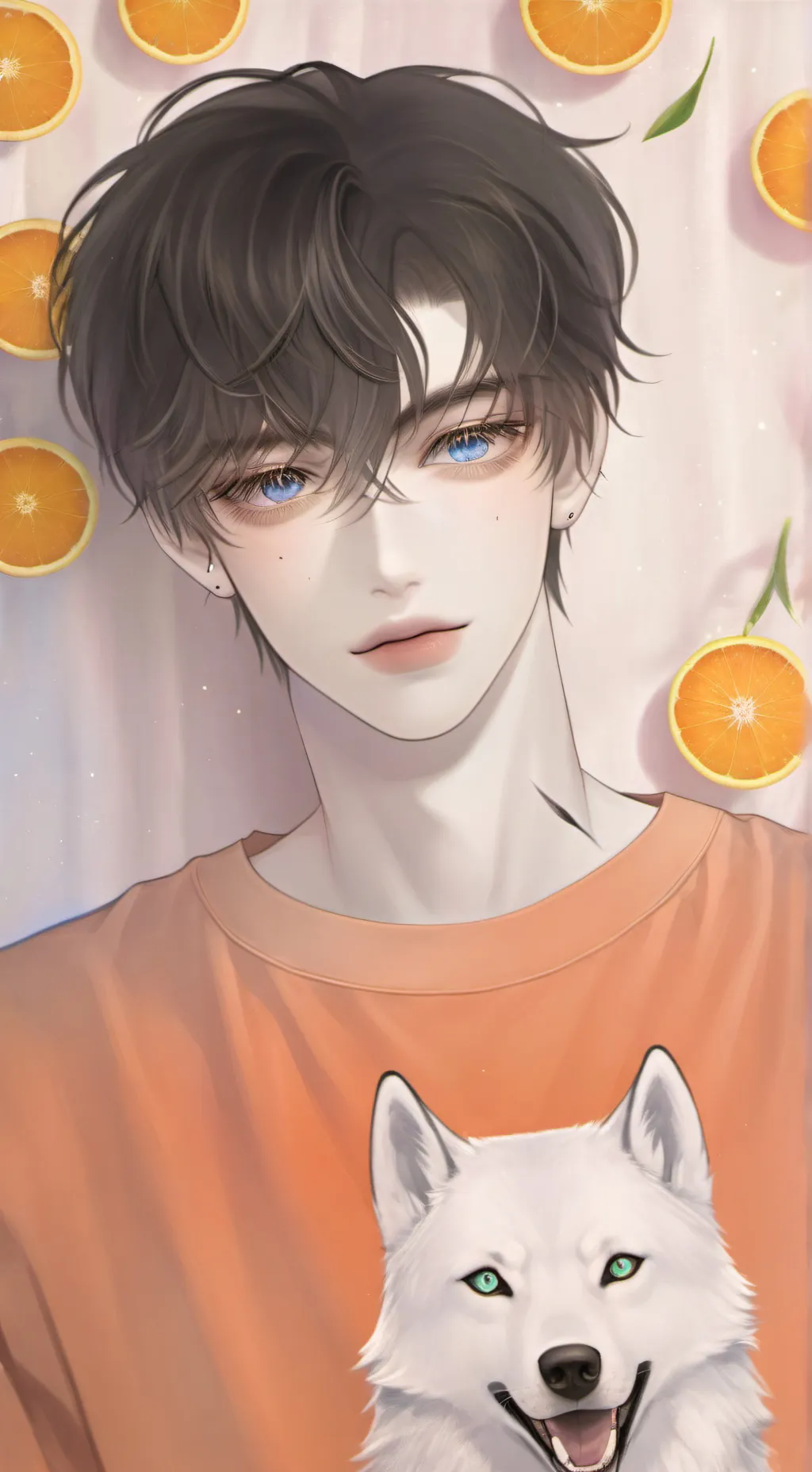 ai character: Damien  background