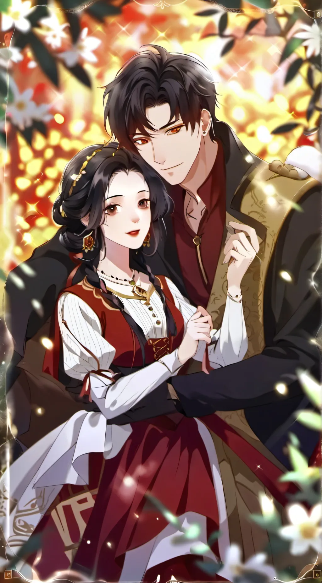 ai character: mom and dad  background